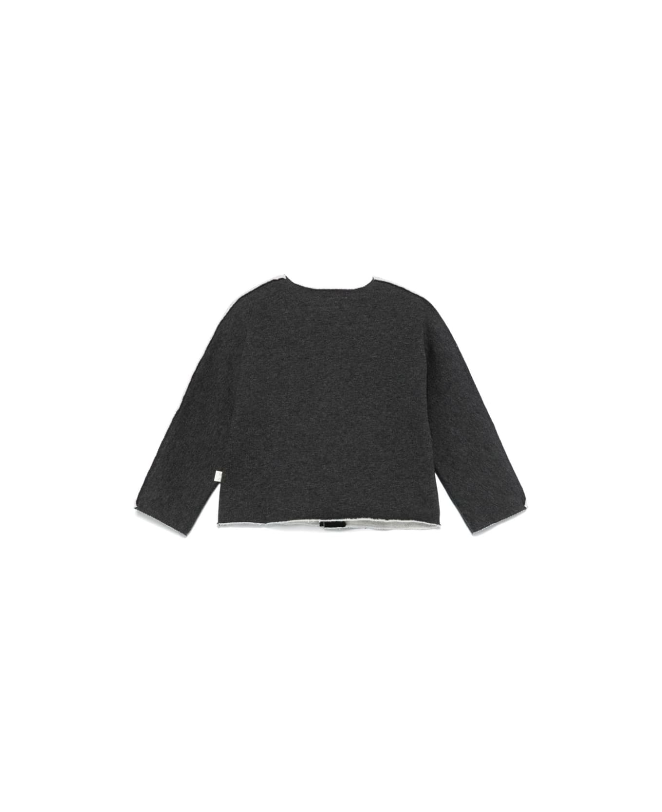 Teddy & Minou Cardigan Con Bottoni - Black