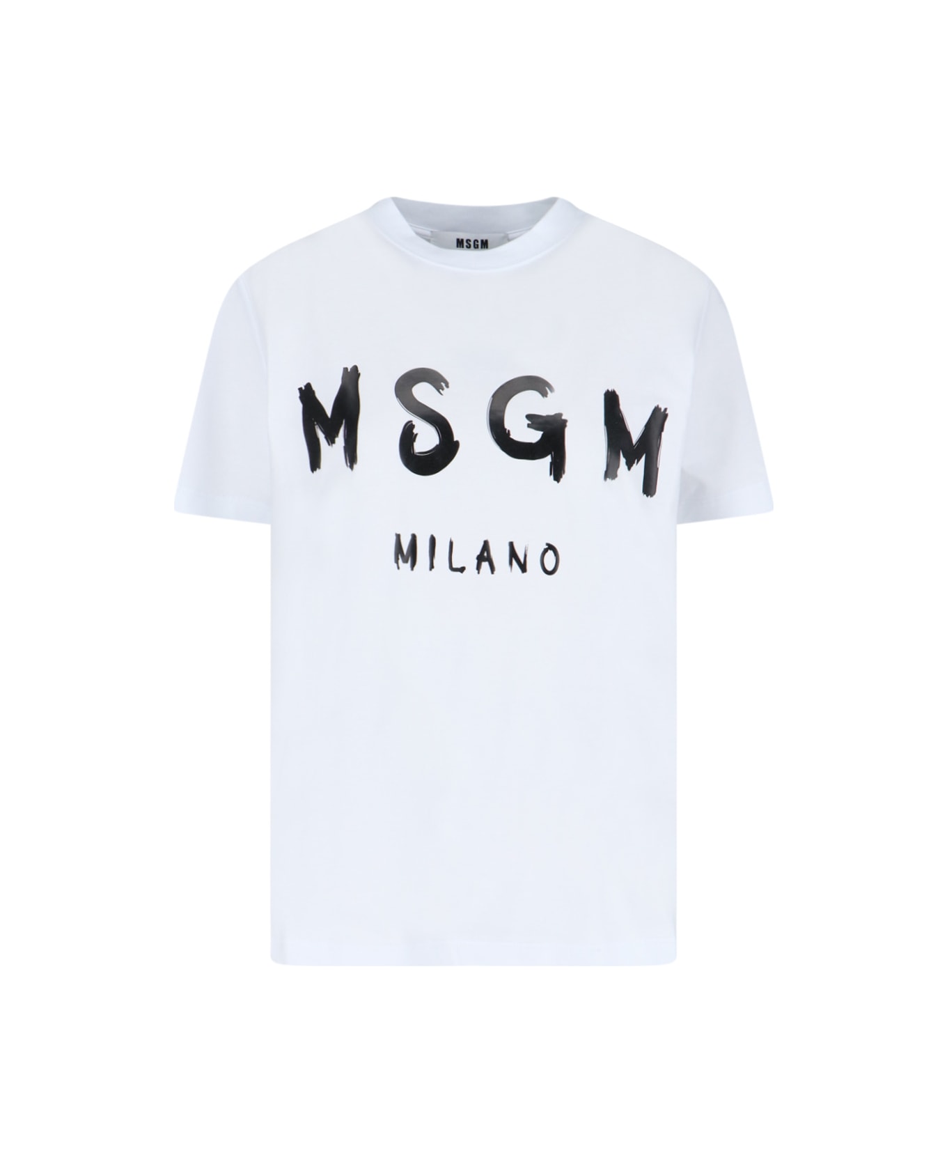 MSGM Logo T-shirt - White Tシャツ