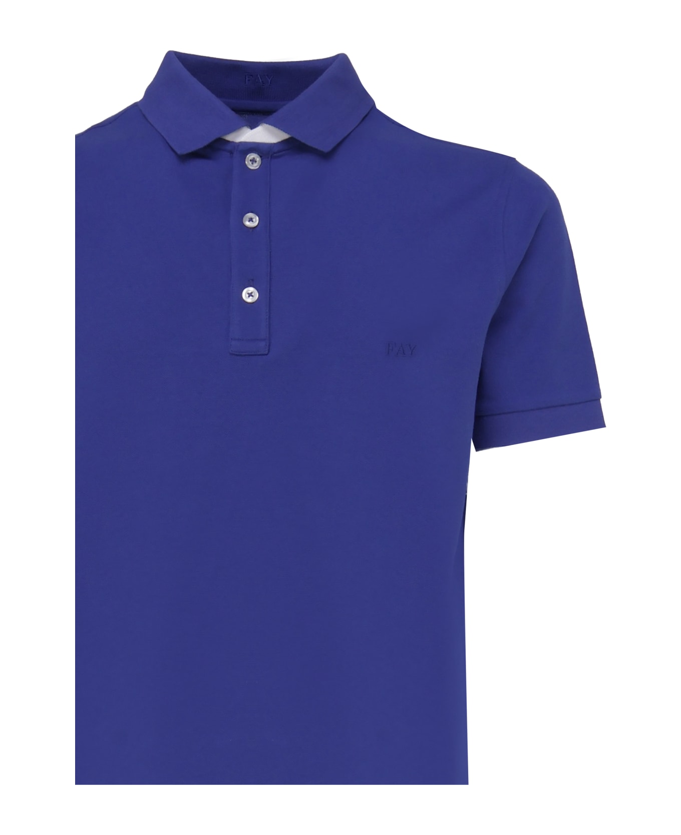 Fay Stretch Polo Shirt - Royal Blue