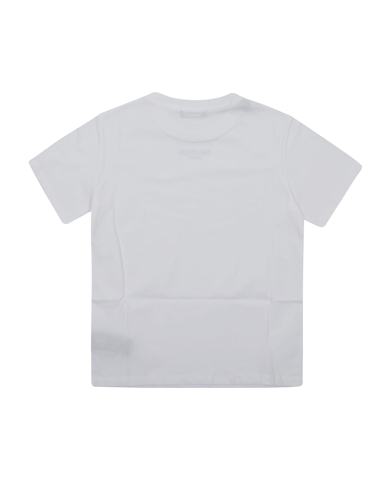 Balmain T-shirt/top - Bl White Blue