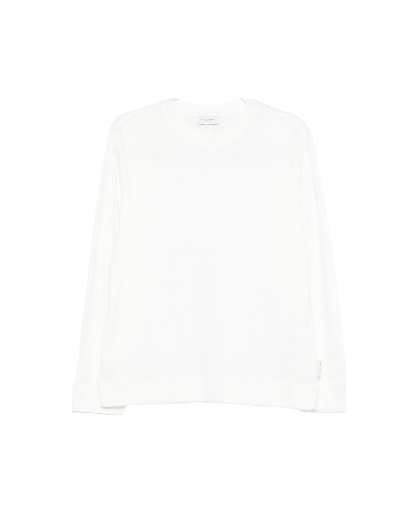 Paolo Pecora White Long-sleeved T-shirt - White
