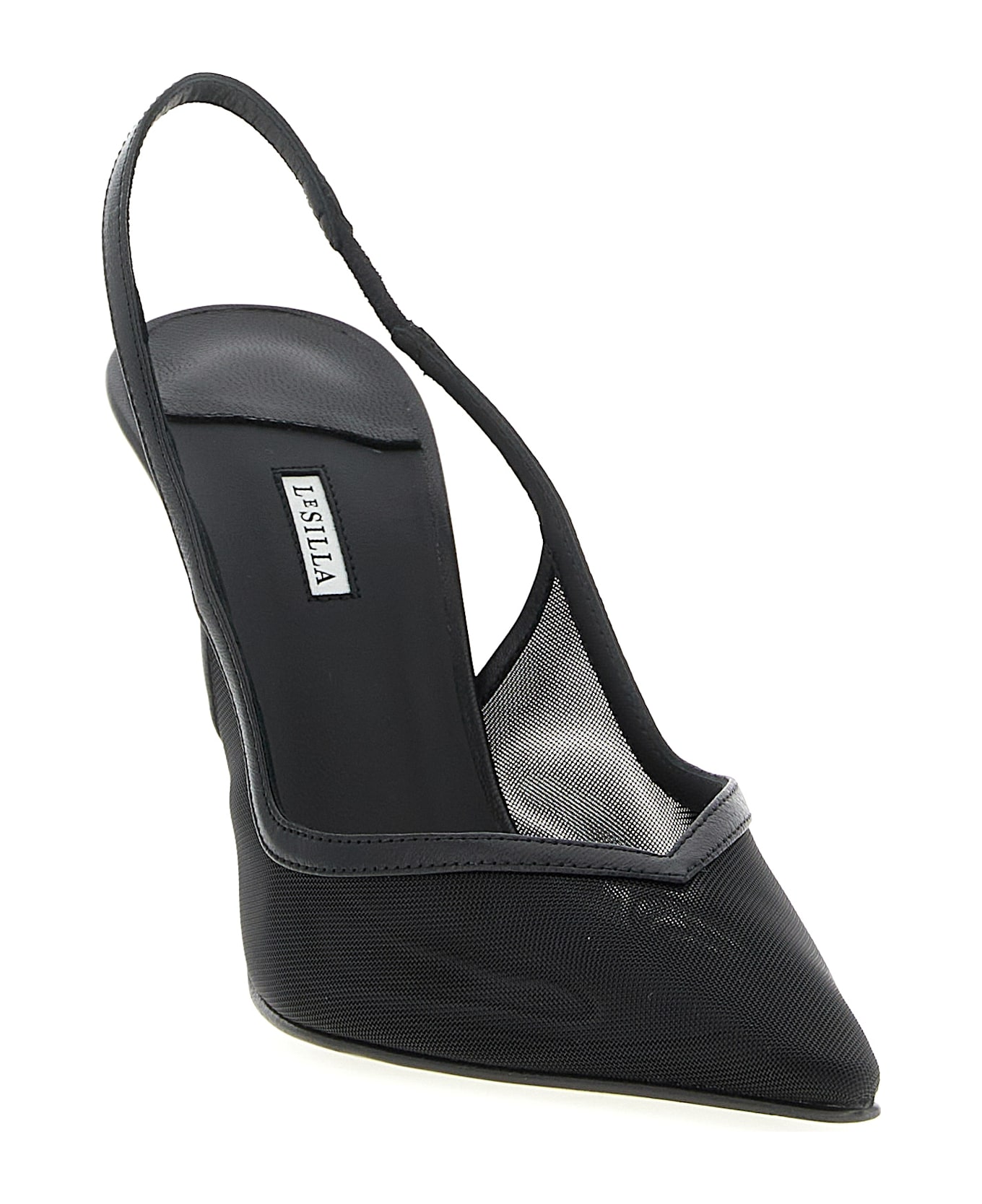 Le Silla 'vivienne' Slingback - Black  
