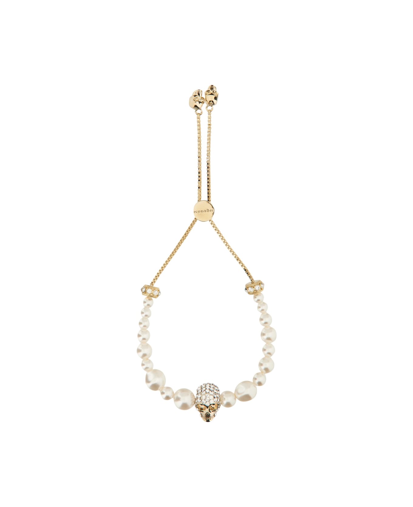 Alexander McQueen 
skull
 Bracelet - GOLD