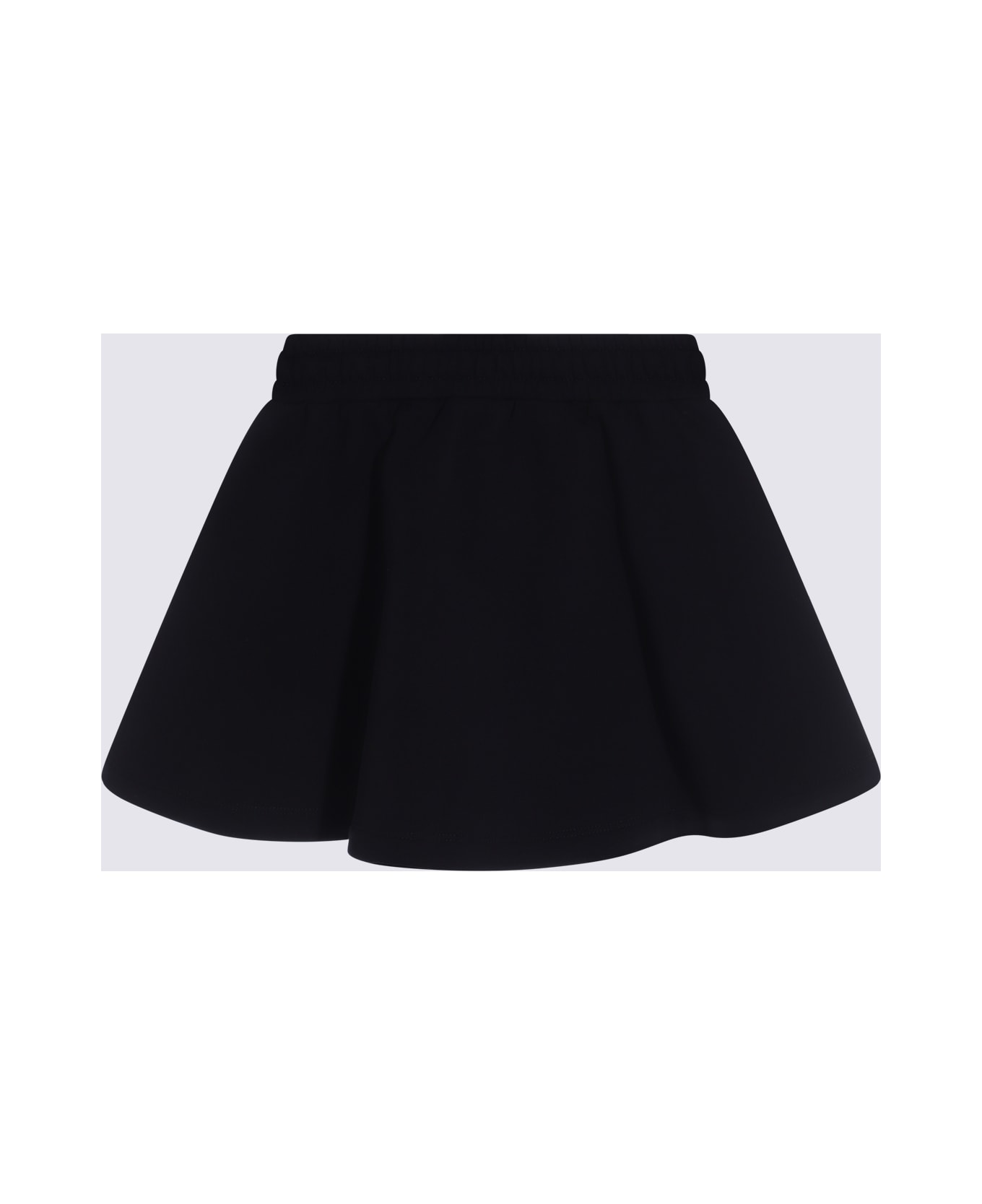 Moschino Black Cotton Skirt - NERO/BLACK