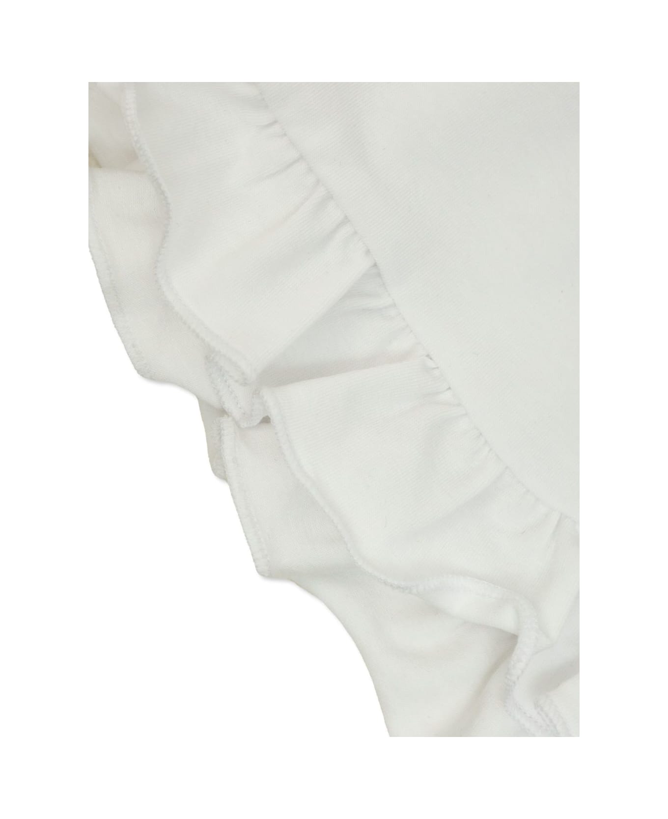 Moncler Enfant Set With Shorts With Patch - White