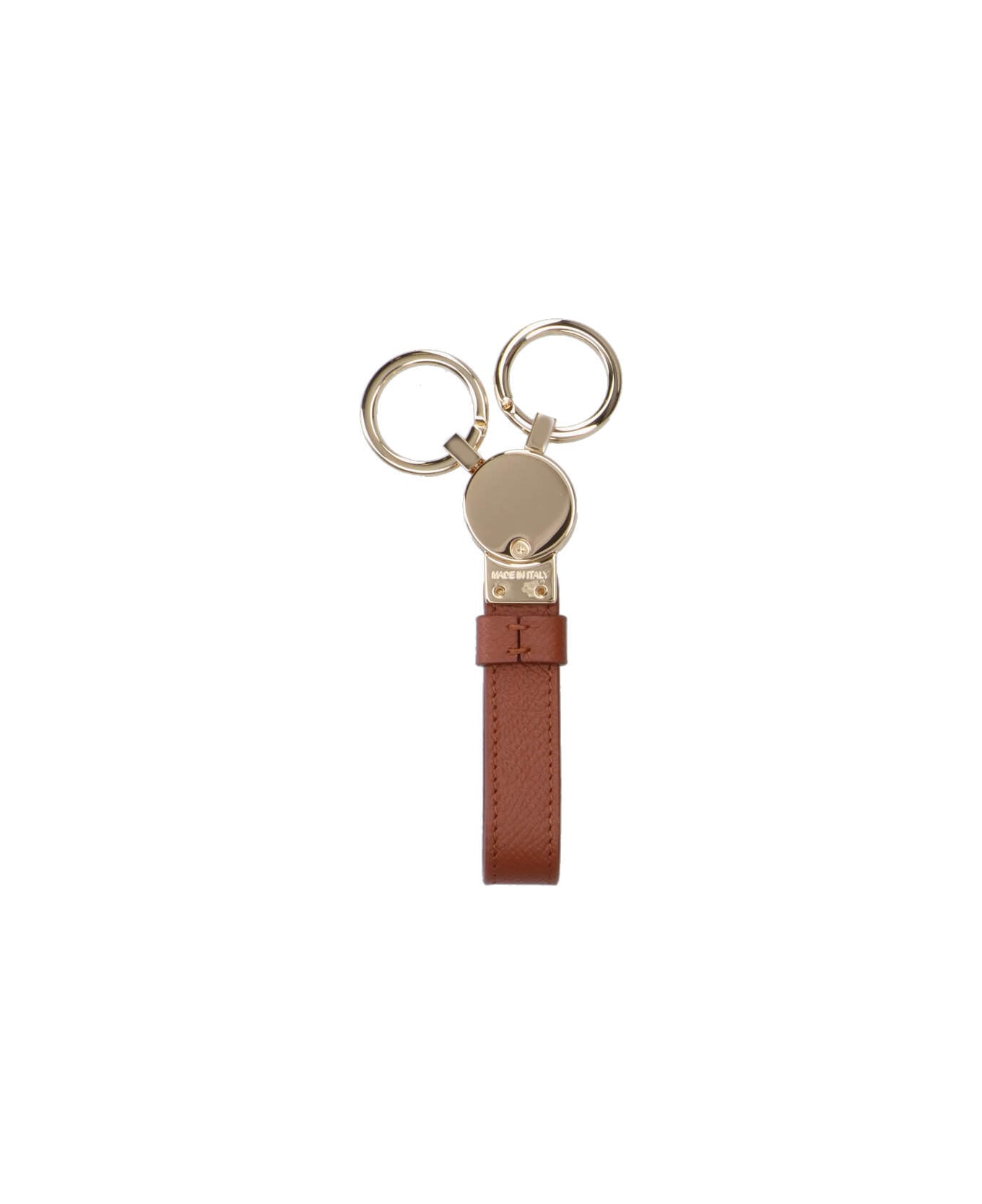 Ferragamo "gancini" Keyring - Brown