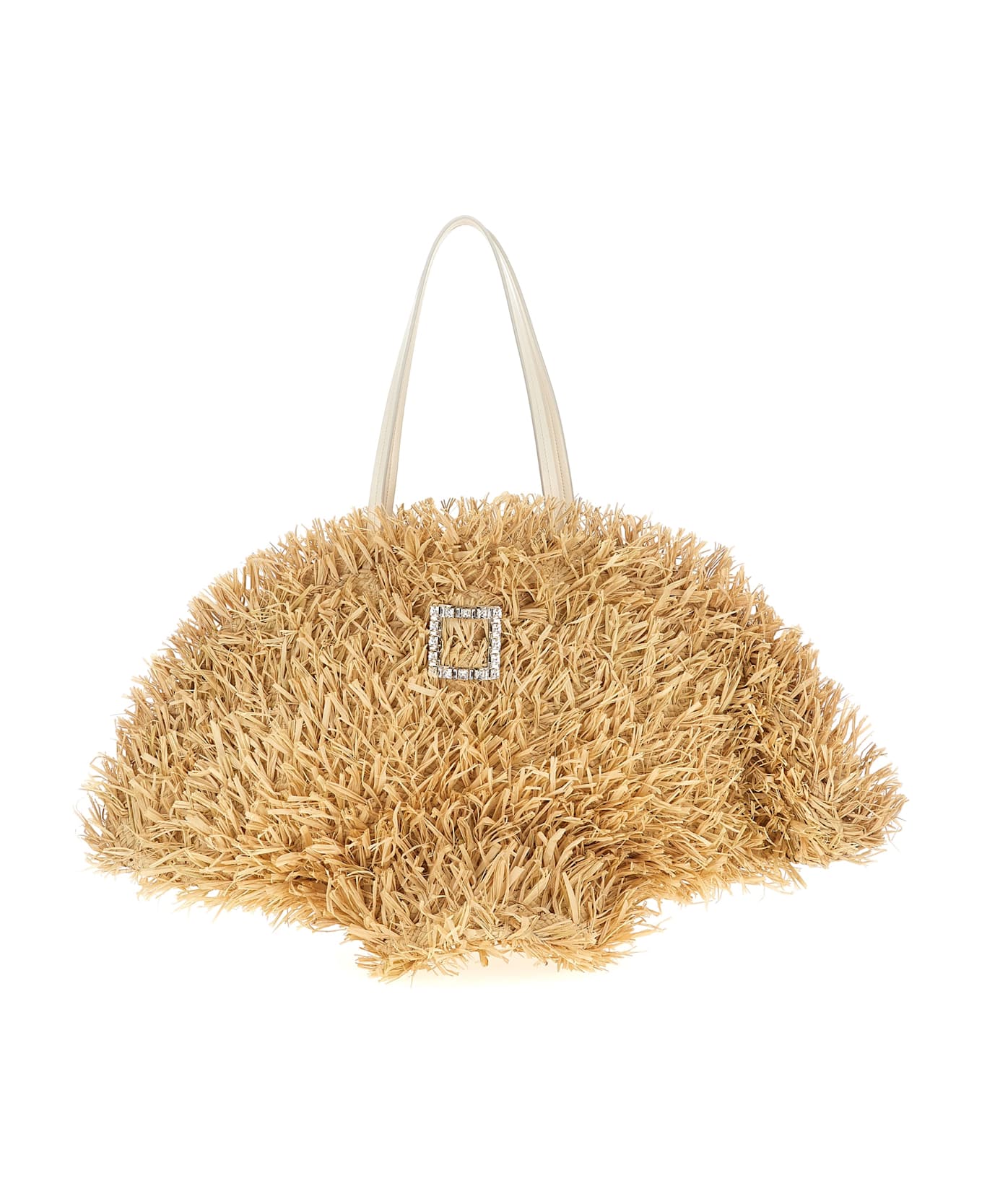 Roger Vivier 
tres Vivier Panier Large
 Shopping Bag - Beige