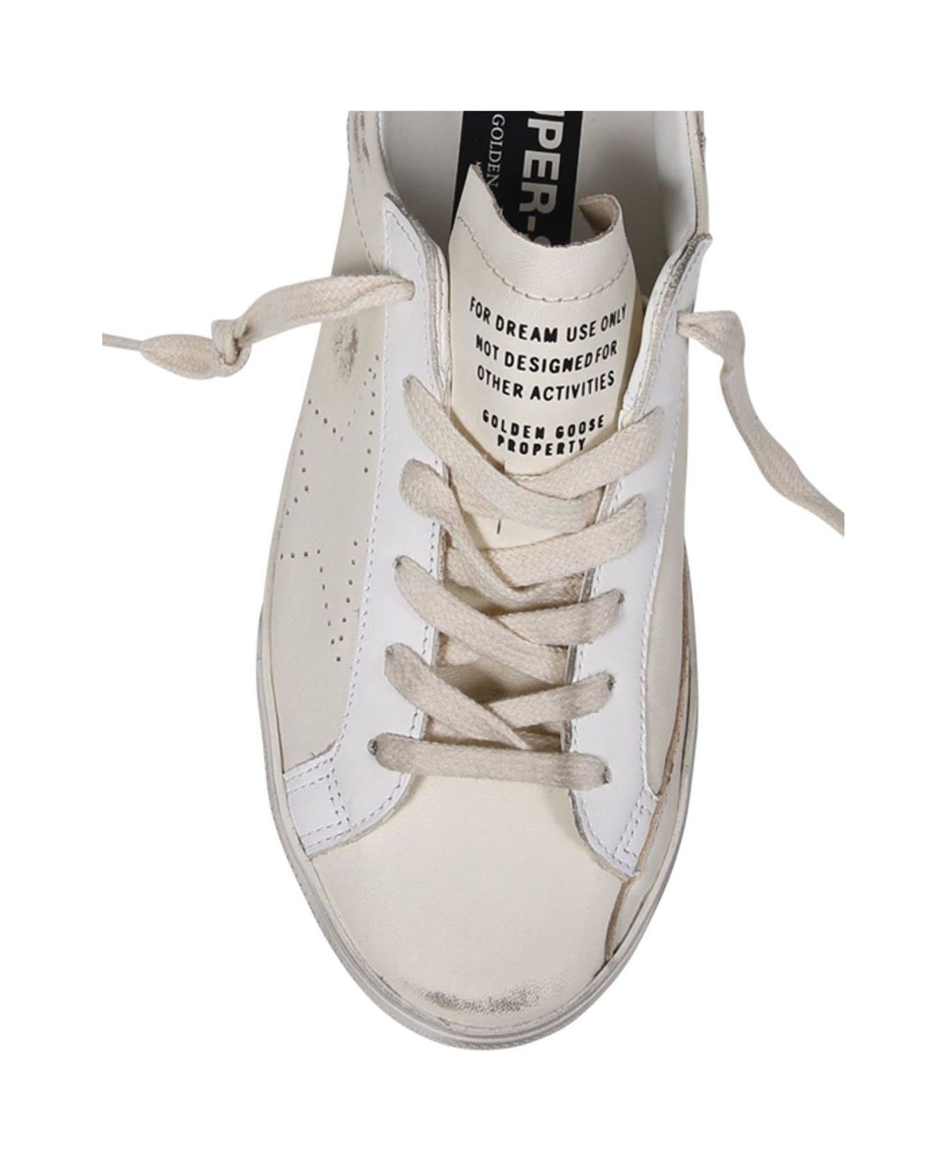 Golden Goose Super Star Lace-up Sneakers - Brown