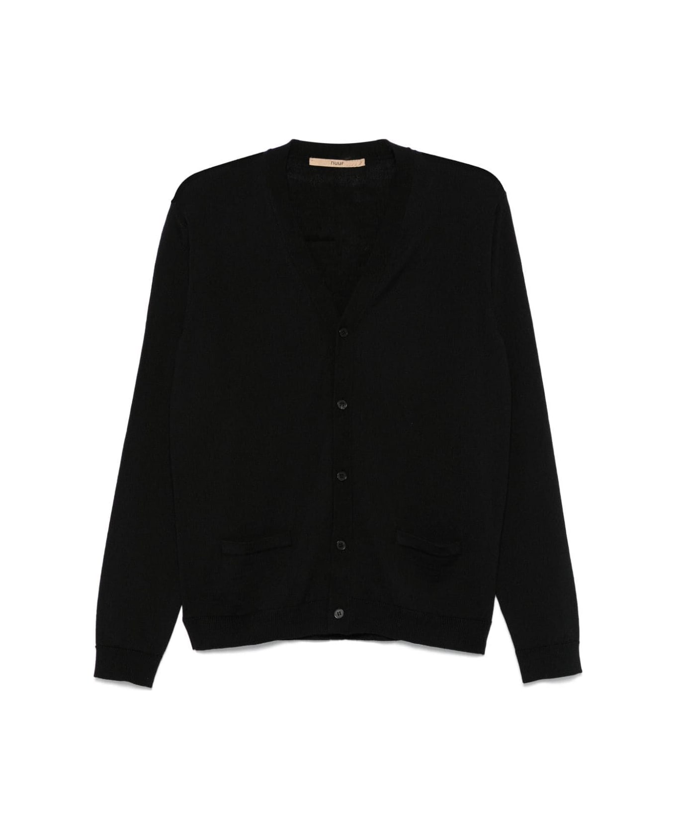 Nuur V-neck Cardigan - Black