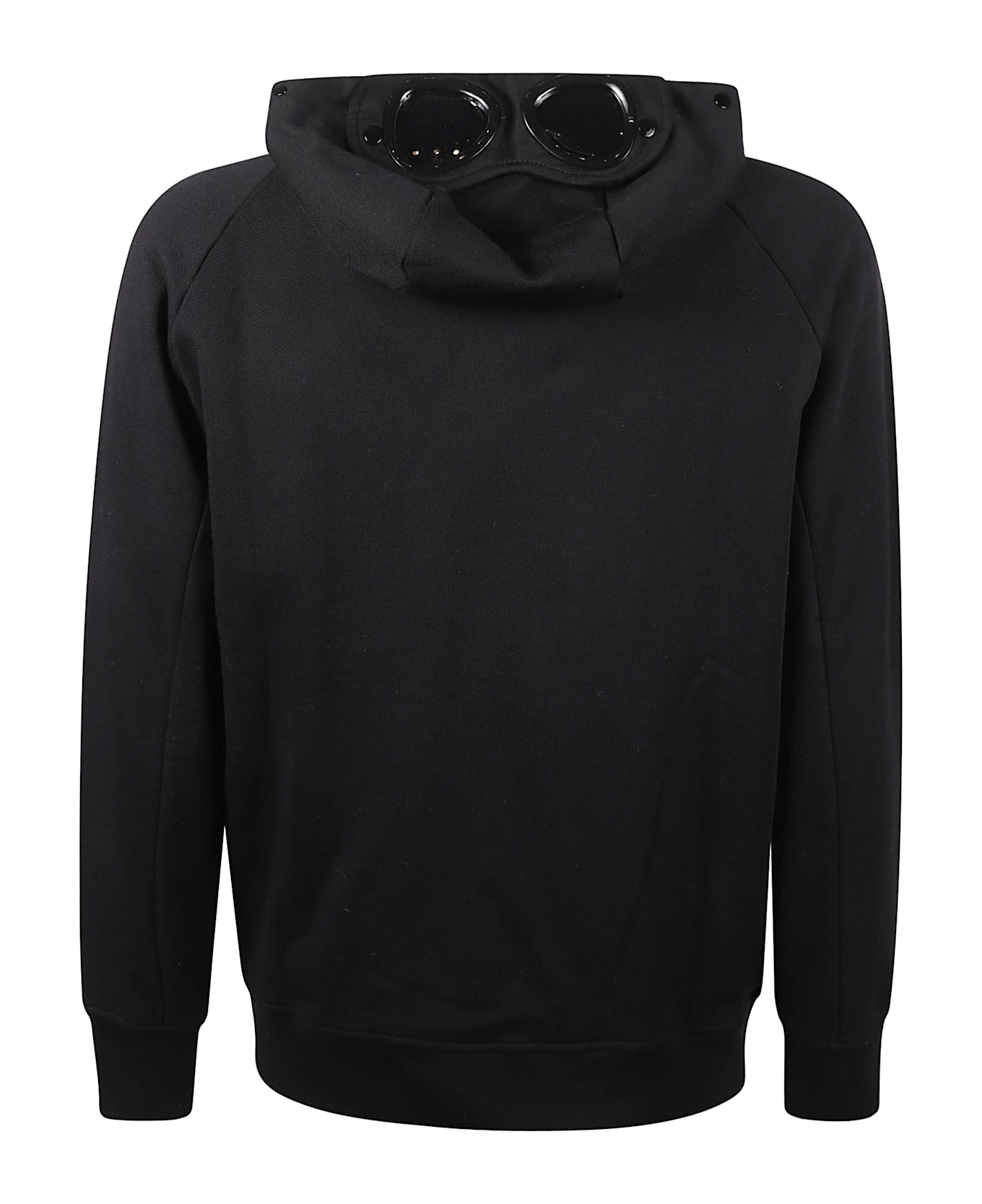 C.P. Company Pocket Zip Hoodie - Black