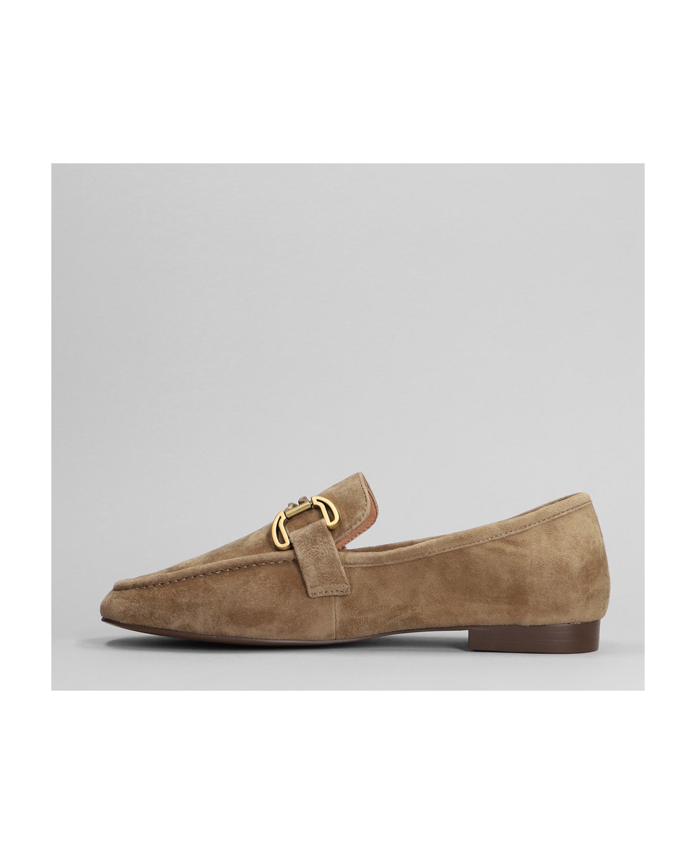 Bibi Lou Zagreb Ii Loafers In Taupe Suede - taupe