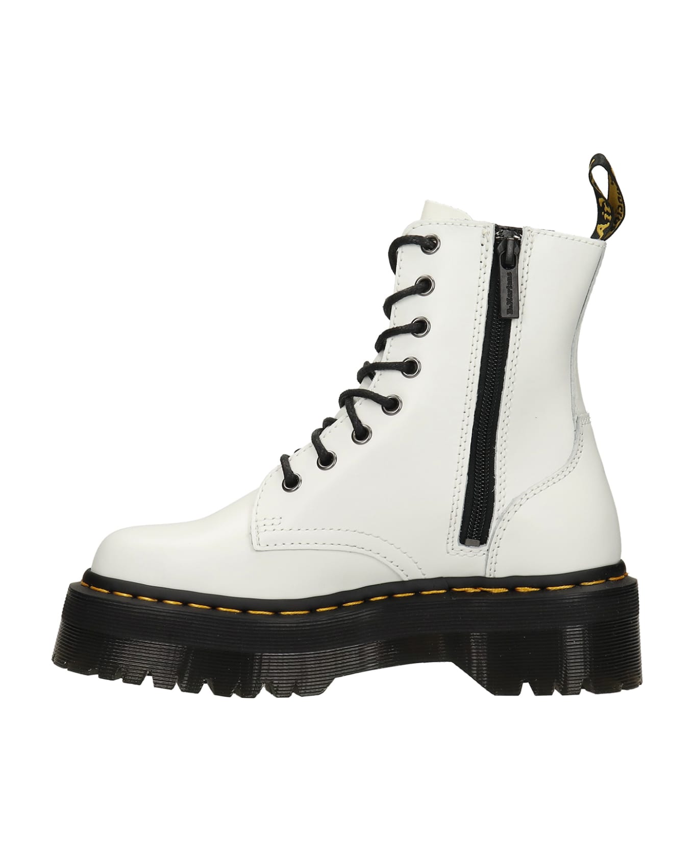 white rubber doc martens