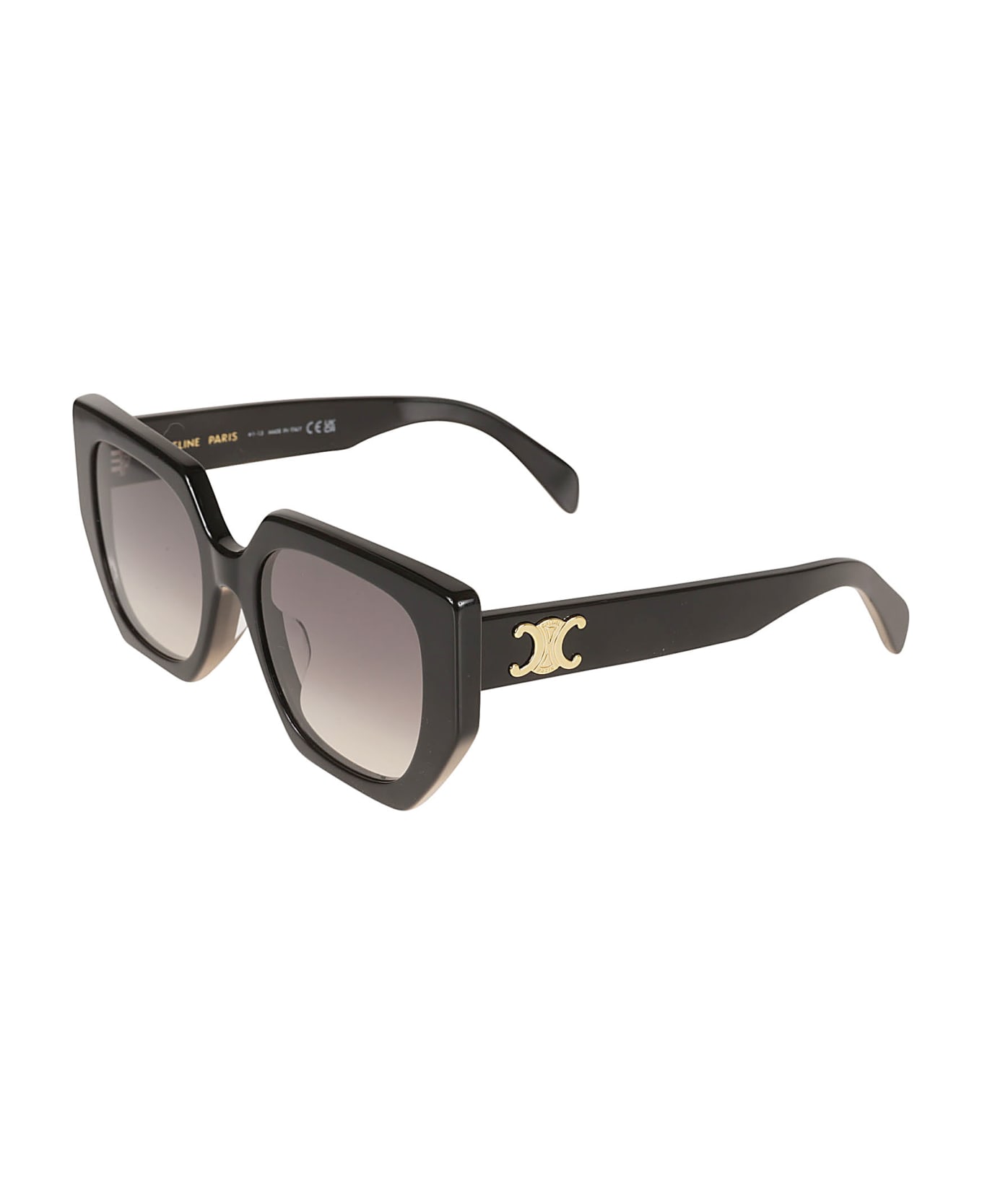Celine Wayfarer 6 Side Sunglasses - Black