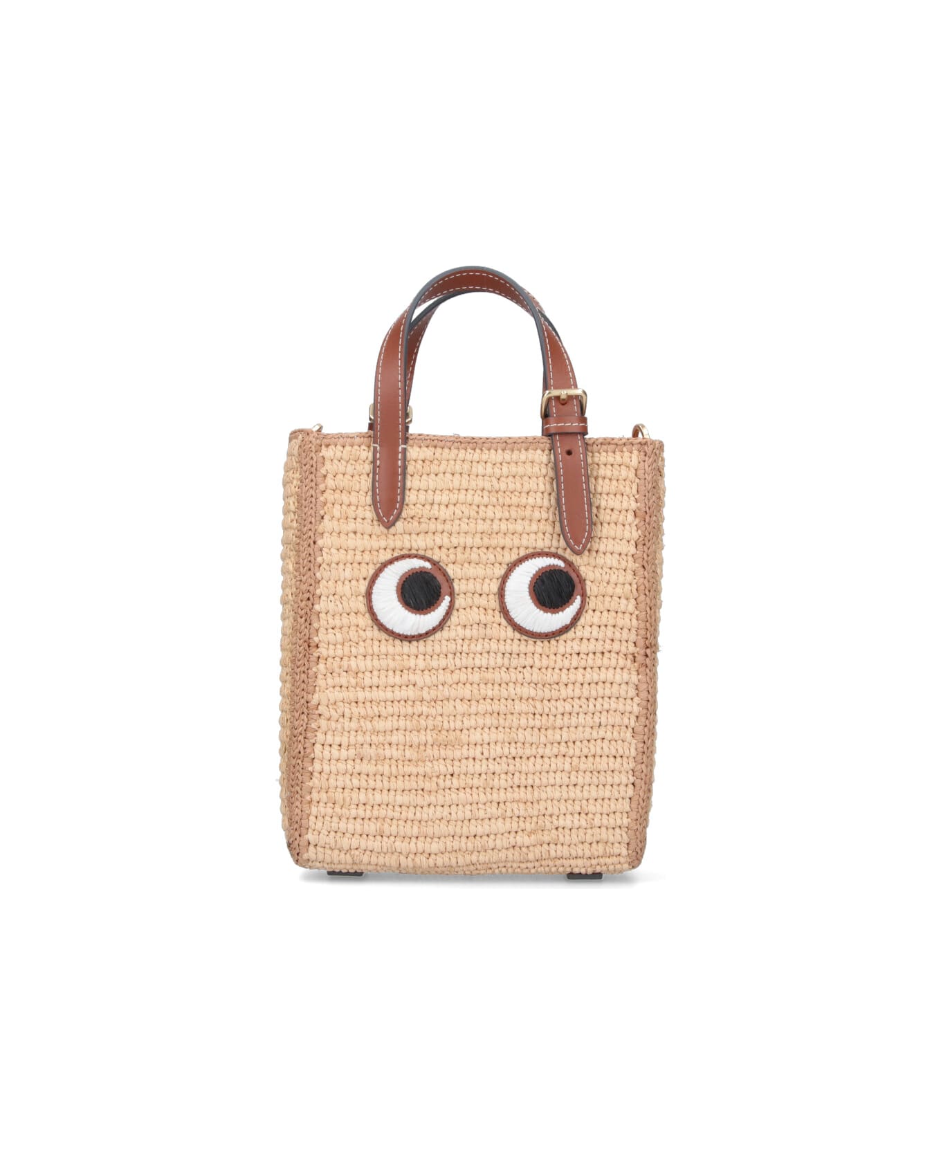 Anya Hindmarch 'n/s Eyes' Tote Bag - Cream