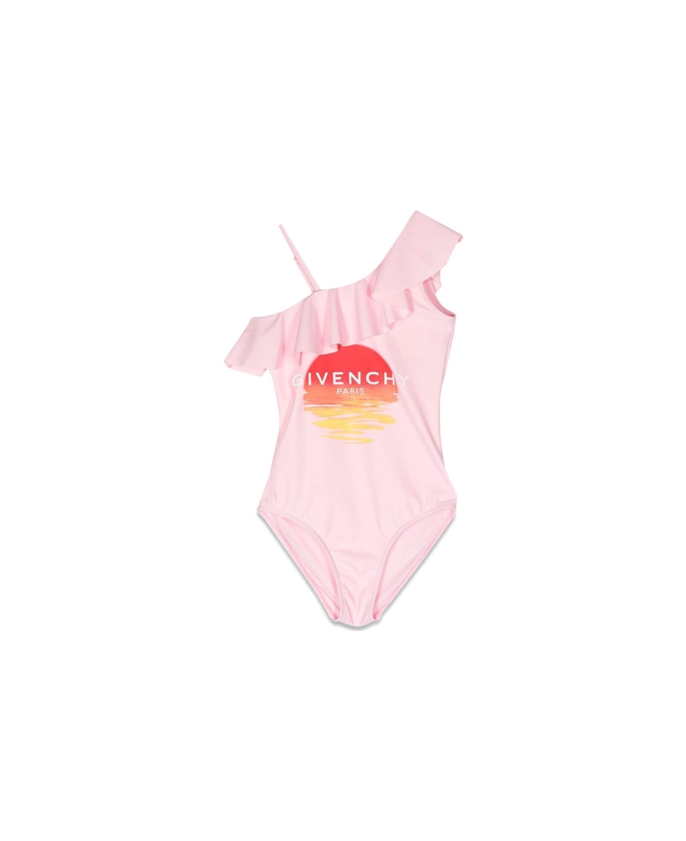 Givenchy Sunset Logo One Piece Swimsuit - PINK