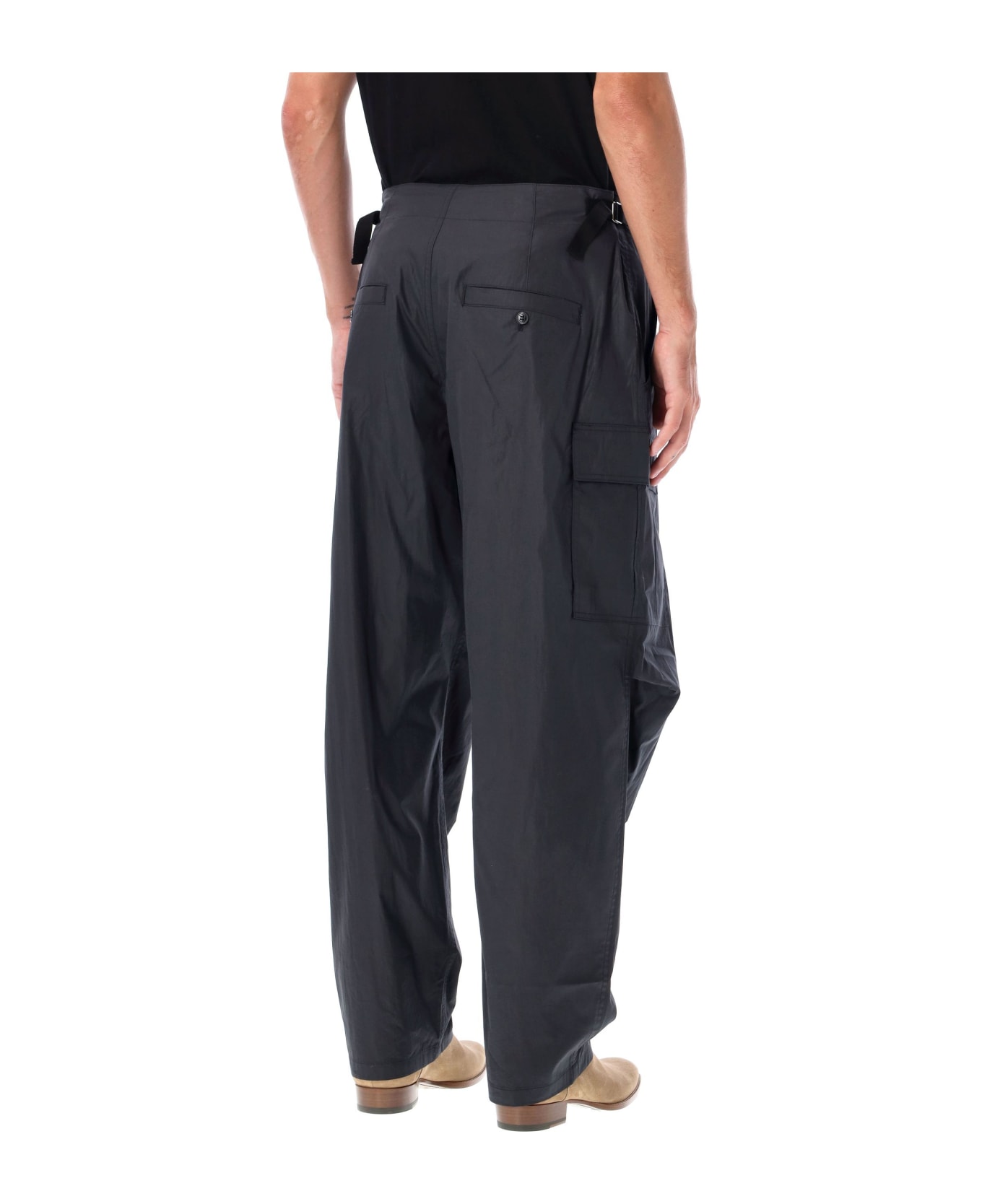 Isabel Marant Caleb Cargo Pant - FADED BLACK