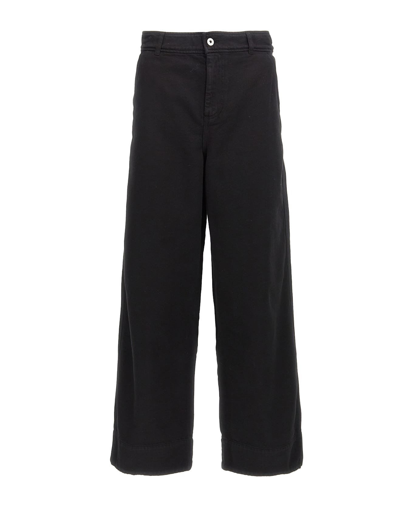 J.W. Anderson Anchor Embroidery Top - BLACK