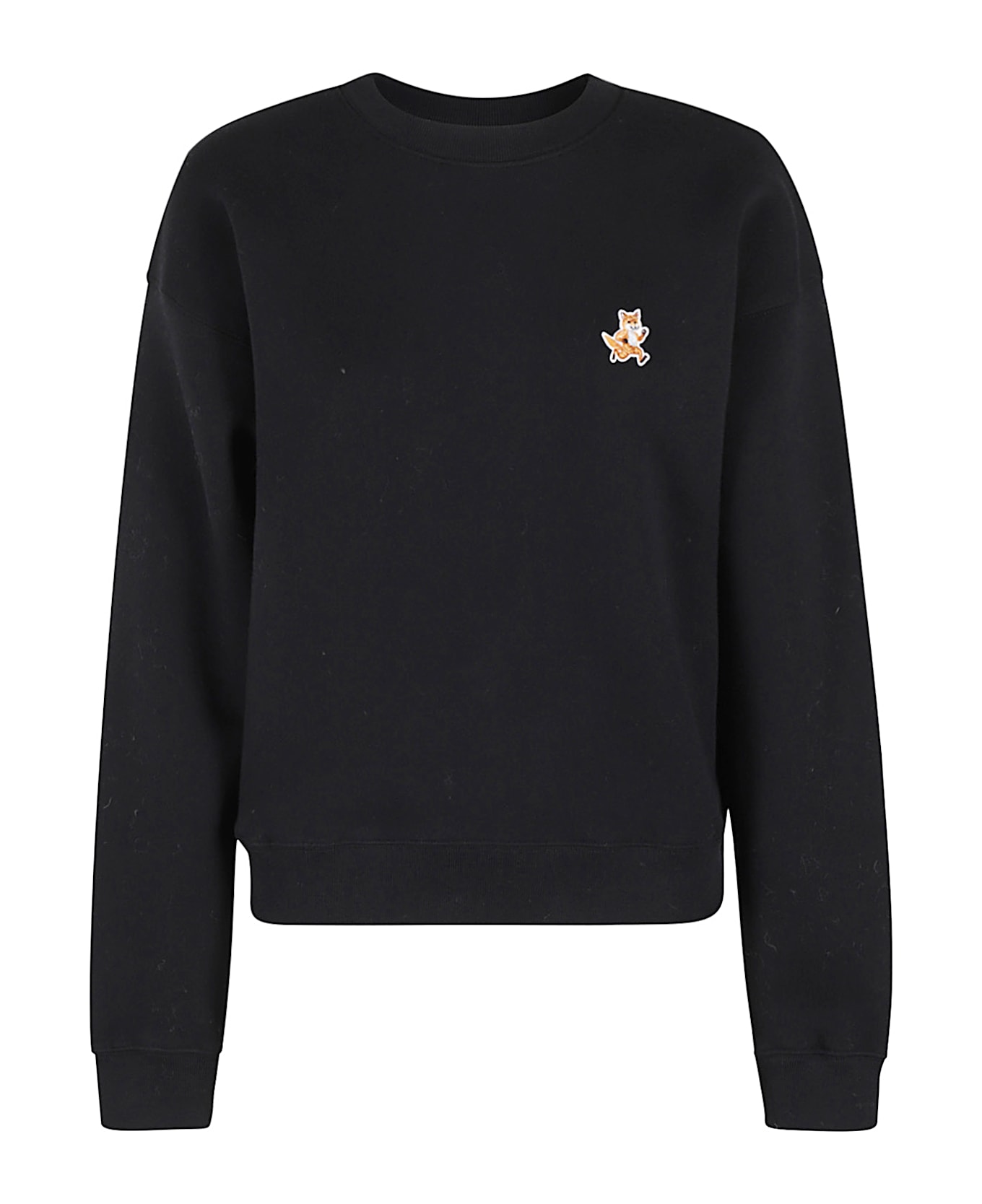 Maison Kitsuné Speedy Fox Patch Comfort Sweatshirt - Black