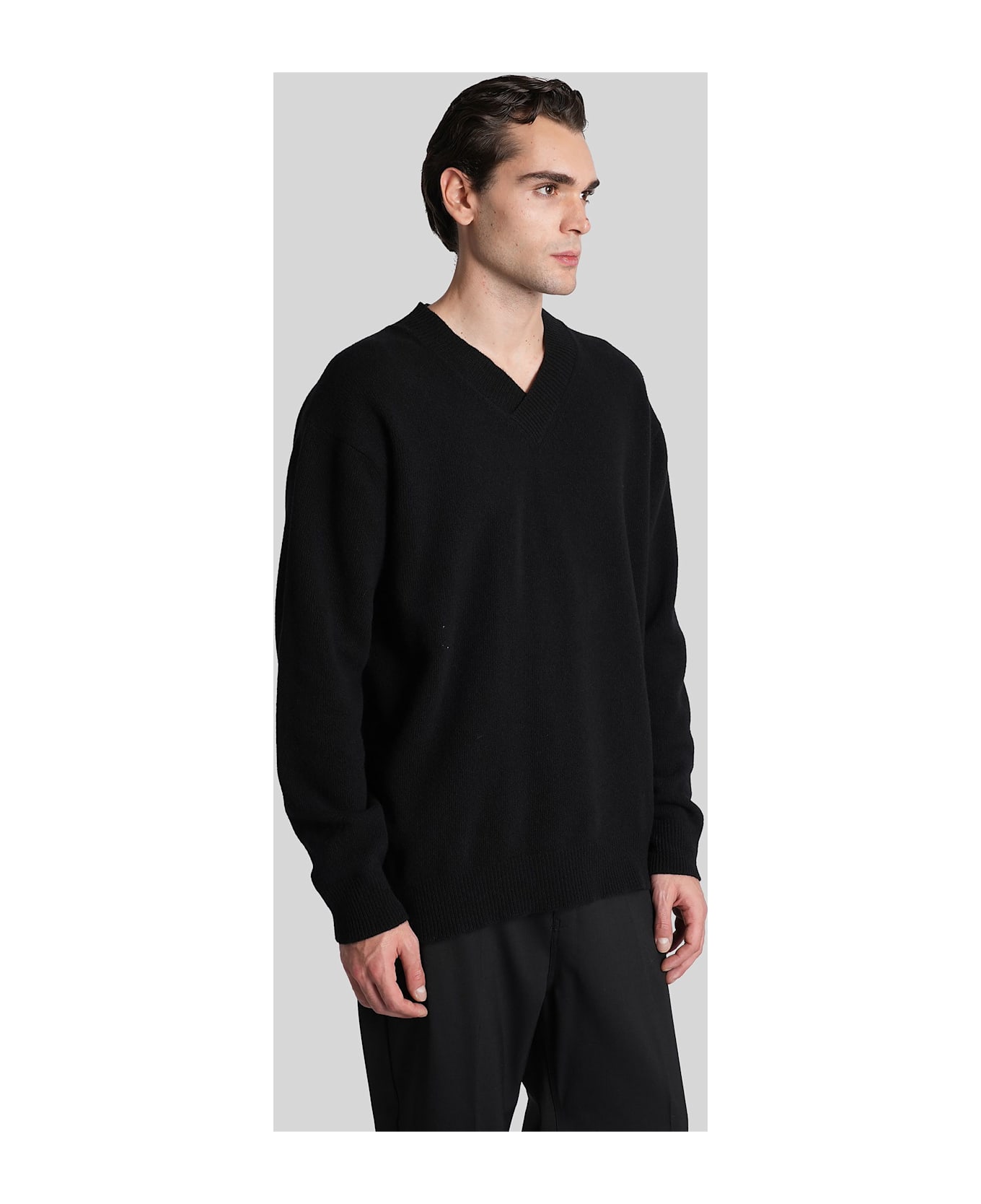 Mauro Grifoni Knitwear In Black Wool - black