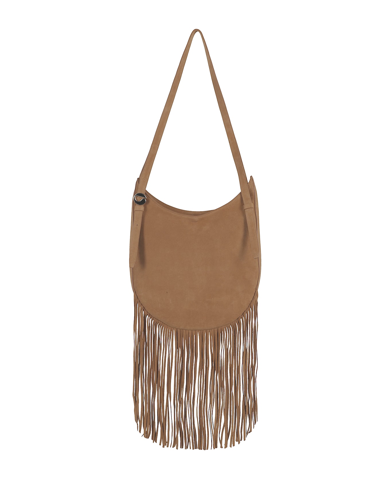 Coperni Suede Fringed Hobo Belt - Brown