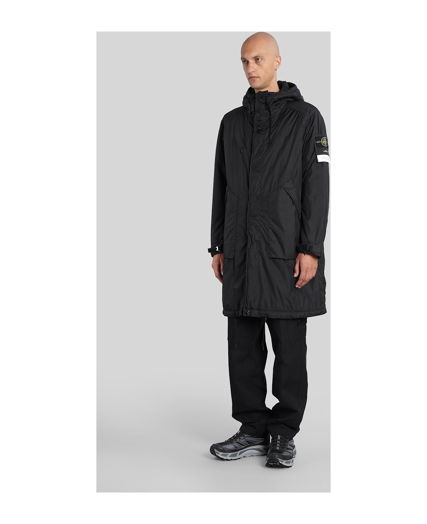 Stone Island In Black Polyamide - black