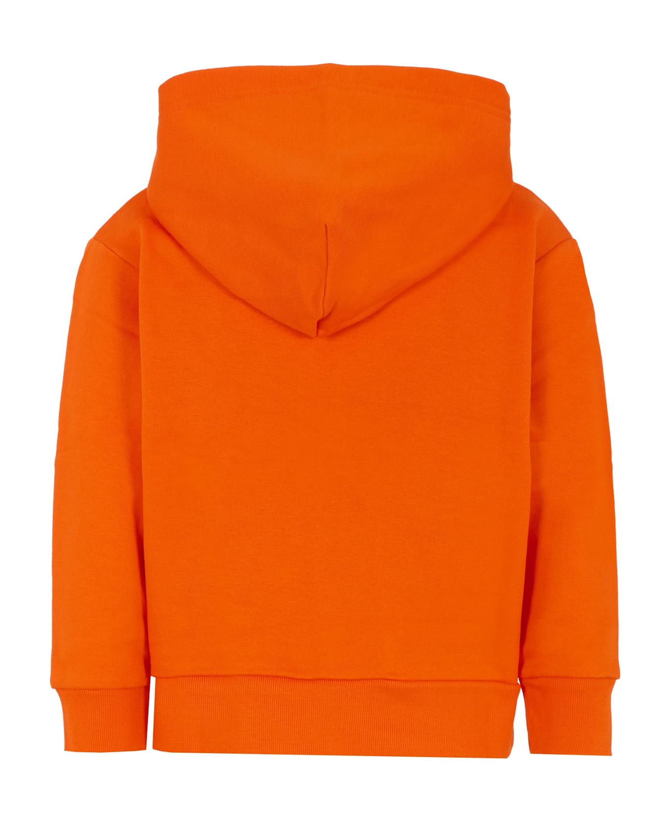 N.21 Orange Sweatshirt For Kids With Logo - Orange