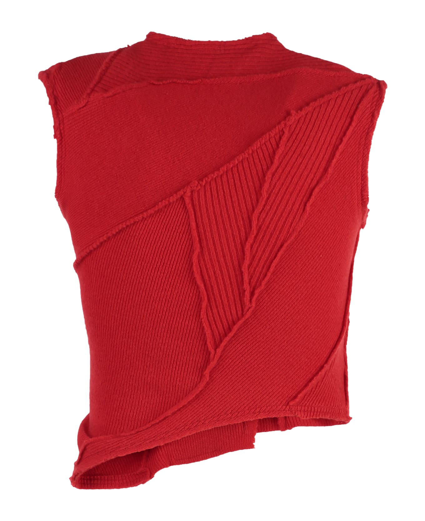 Talia Byre Merino Wool Tank Top - red