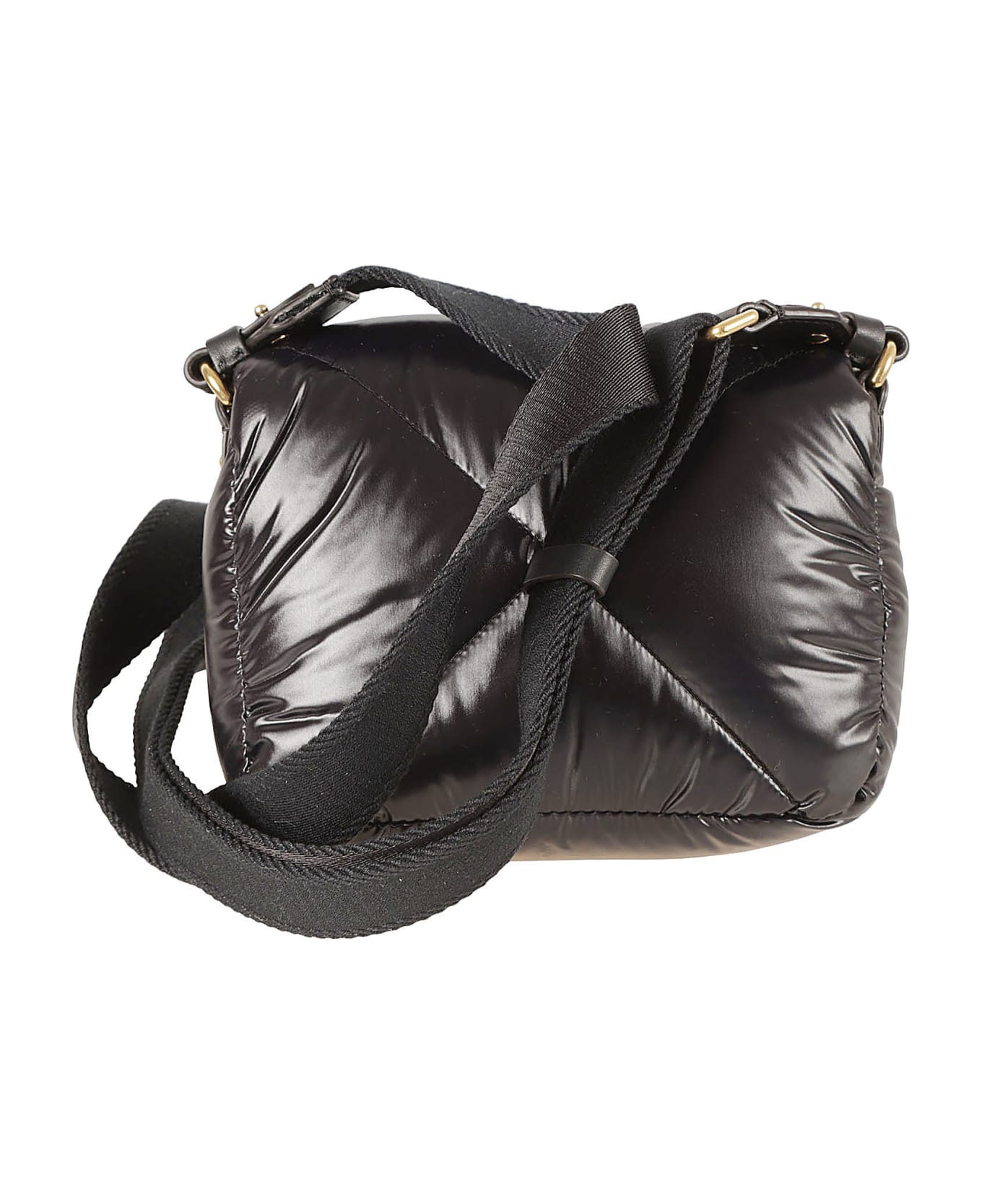 Moncler Mini Puf Crossbody Bag - Black
