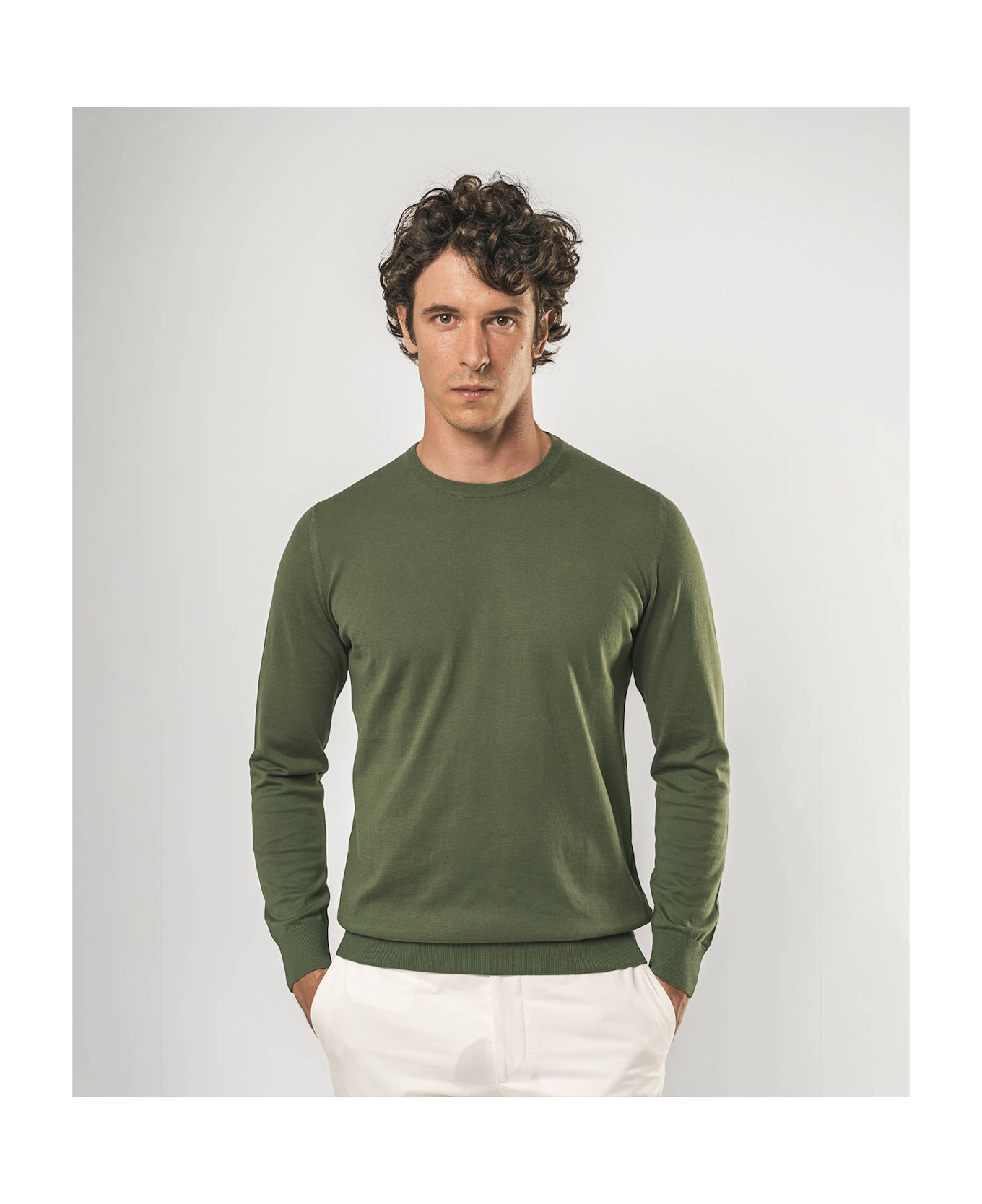 Larusmiani Bath Sweather Sweater - Olive