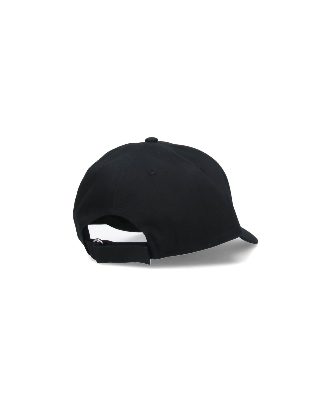 Moncler Logo Baseball Cap - Black  
