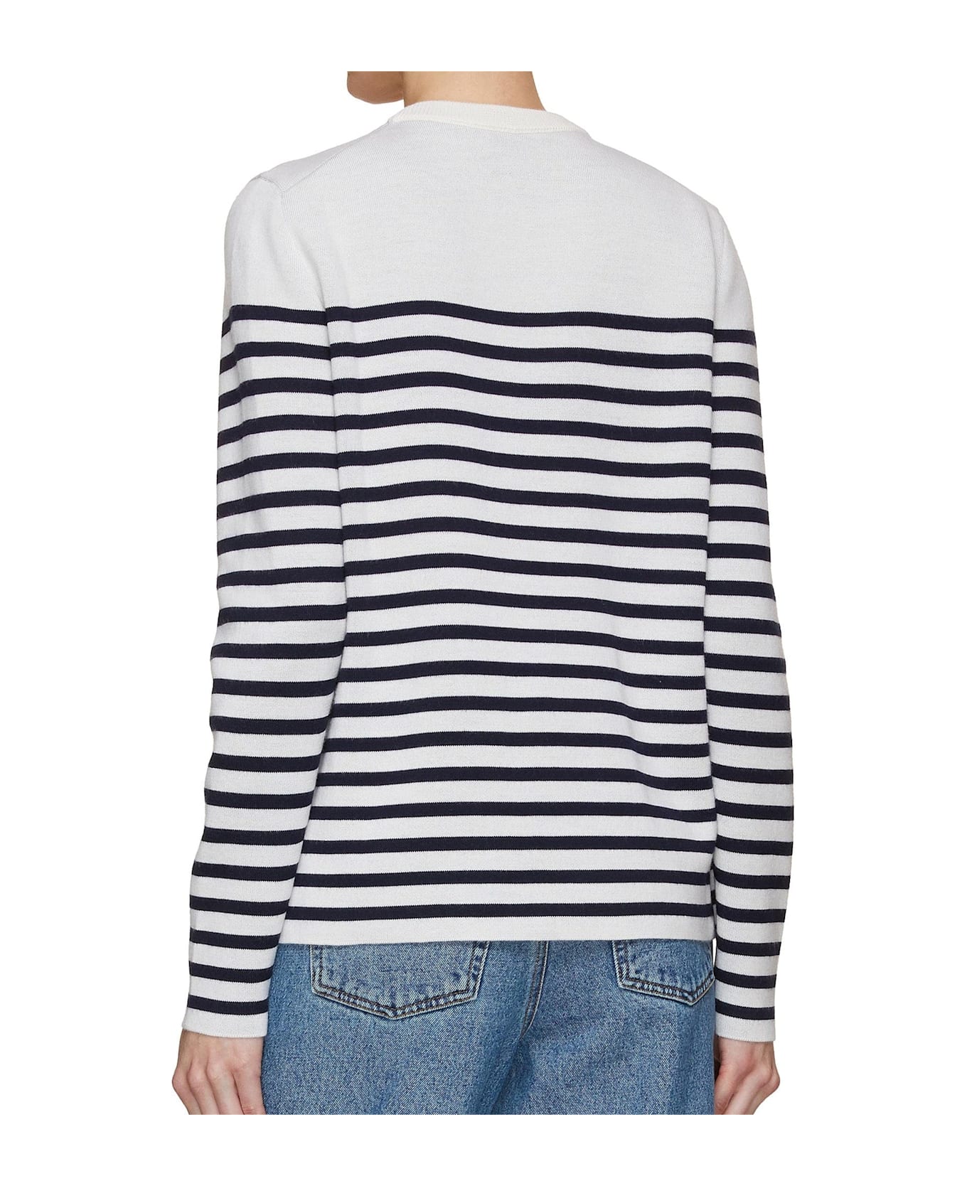 Loewe X Suna Fujita Striped Sweater - White