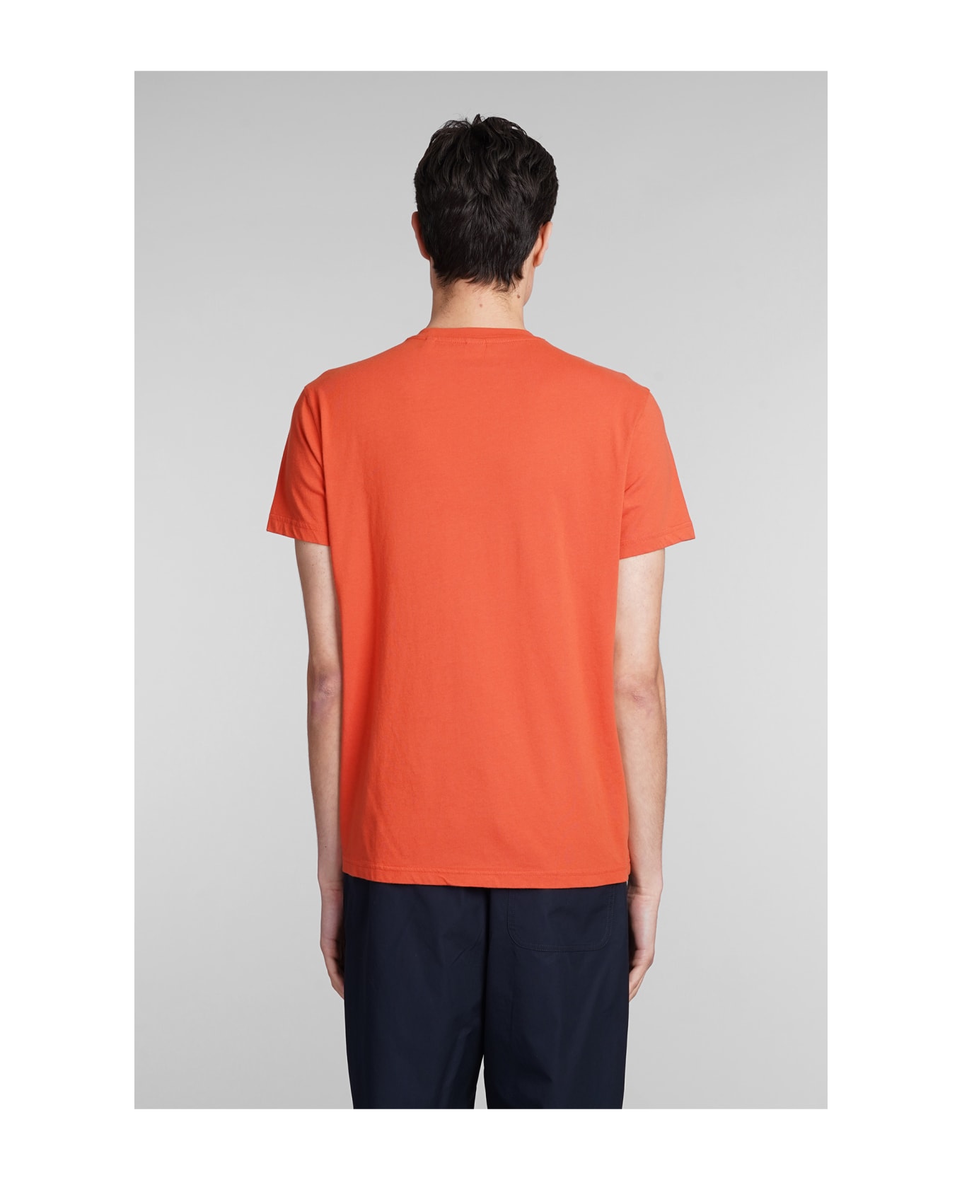 Aspesi Silenzio T-shirt In Orange Cotton - orange