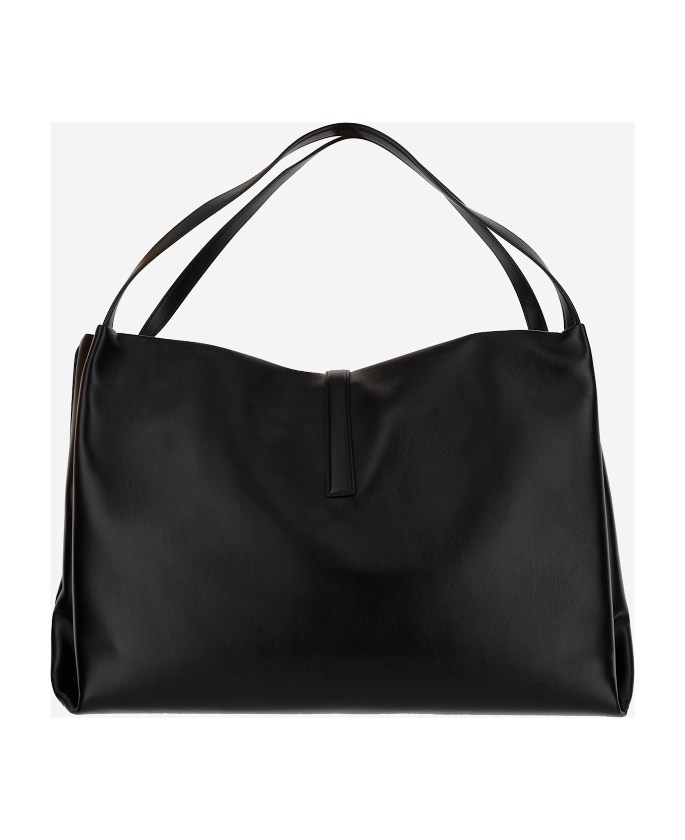 Ferragamo Leather Shoulder Bag - Black