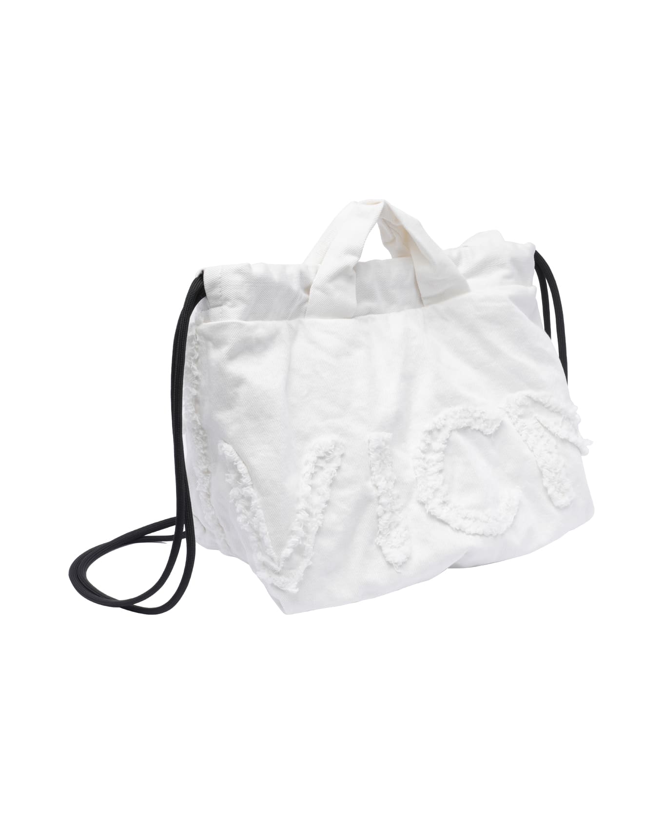 Vic Matié Logo Bag Backpack - White