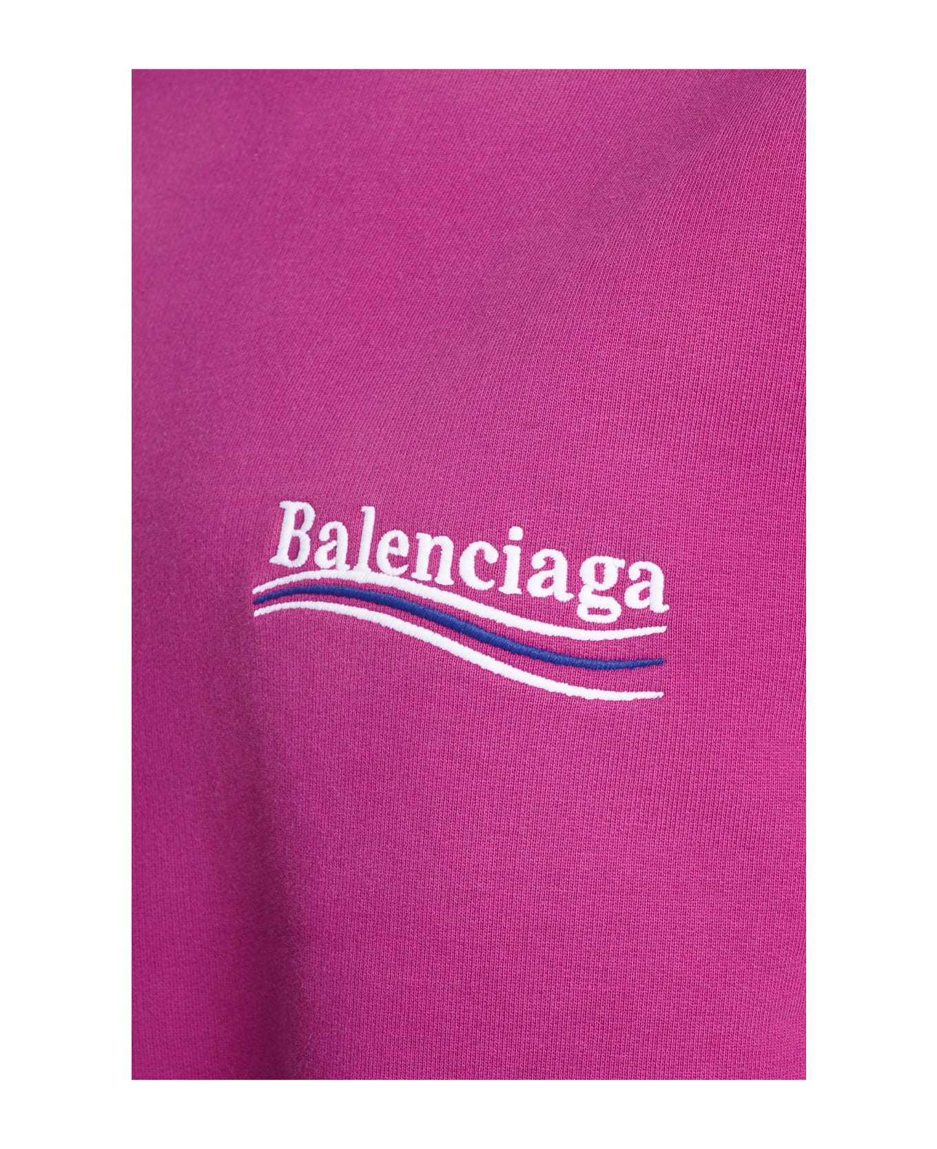 Balenciaga Sweatshirt In Rose-pink Cotton - rose-pink