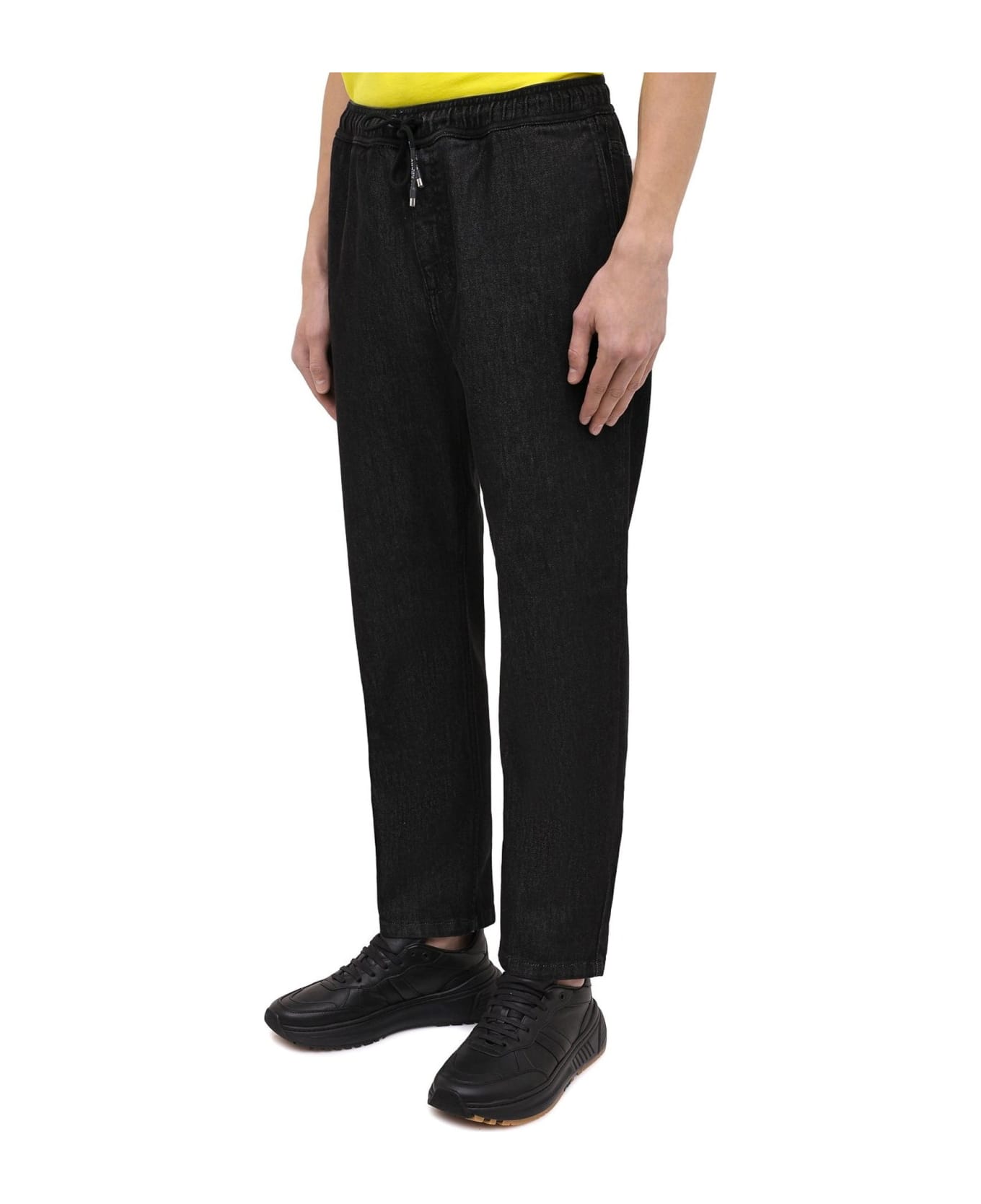 Givenchy Drawstring Denim Pants - Black