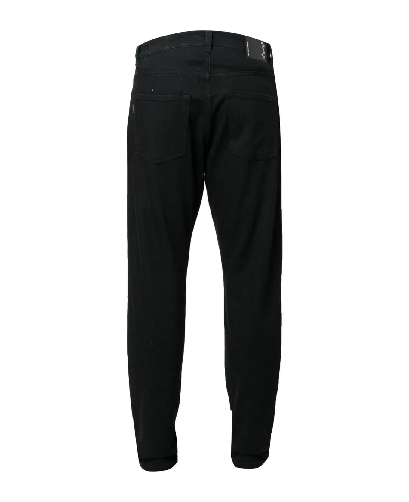 Haikure Black Stretch-cotton Denim Jeans