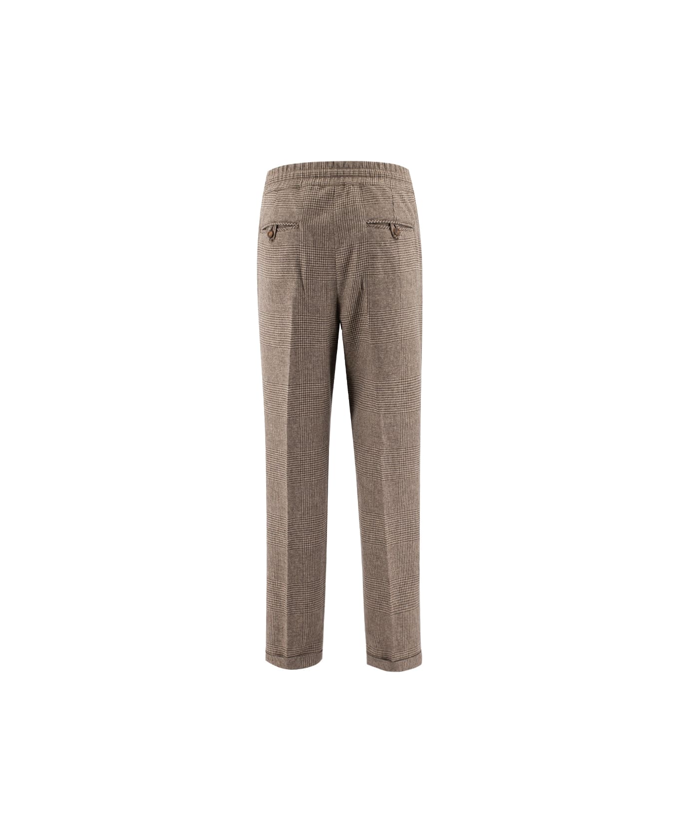 Kiton Trousers - BROWN