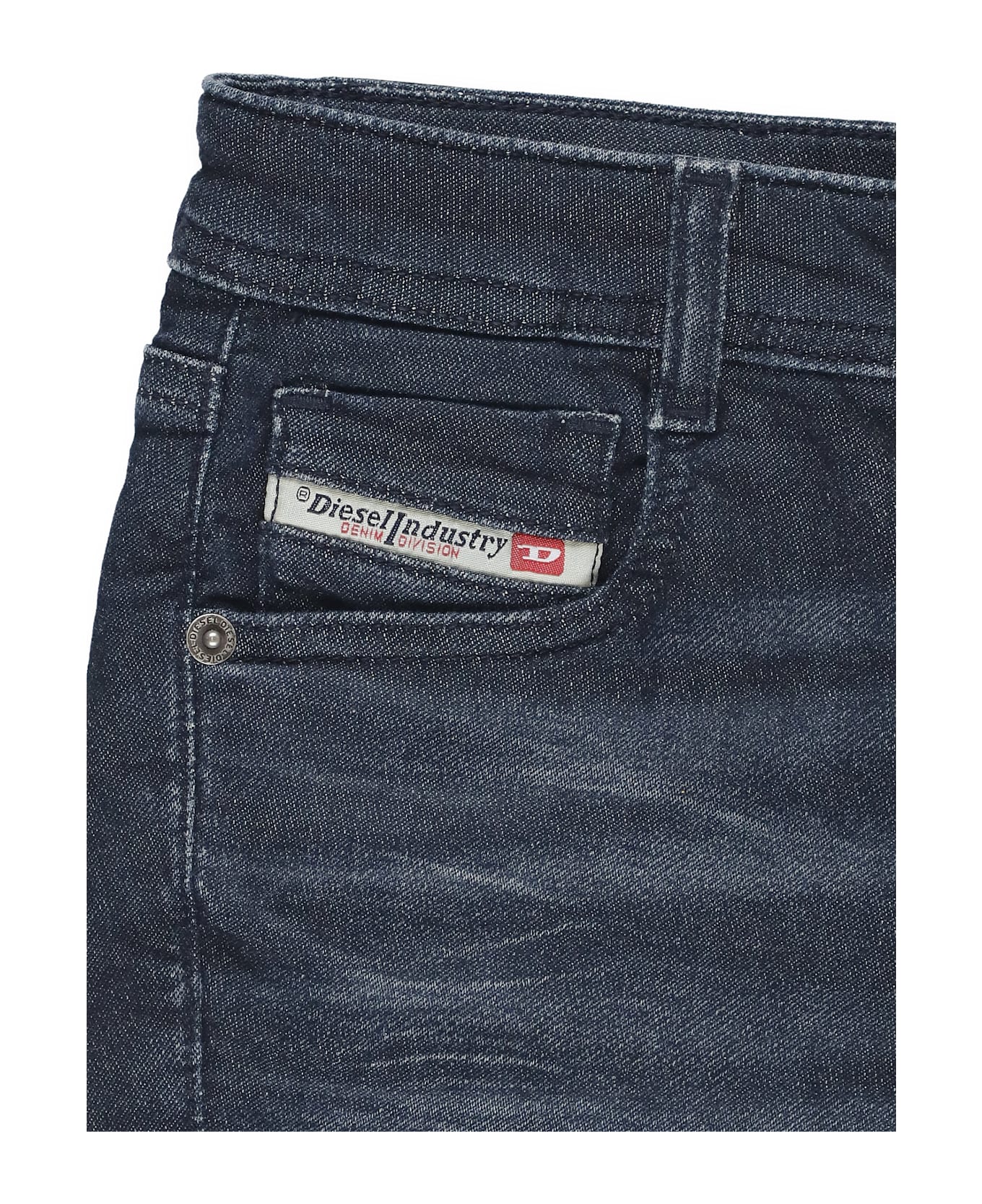 Diesel Cotton Flared Jeans - Blue