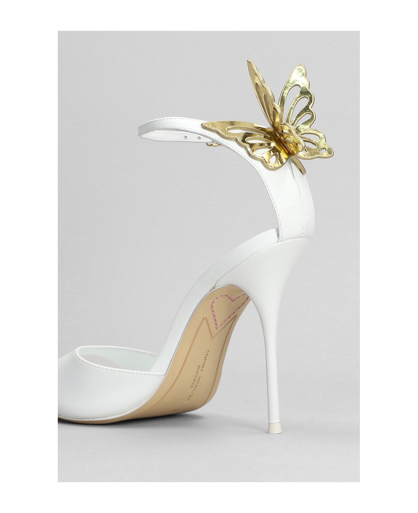 Sophia Webster Aura Sandals In White Leather - white