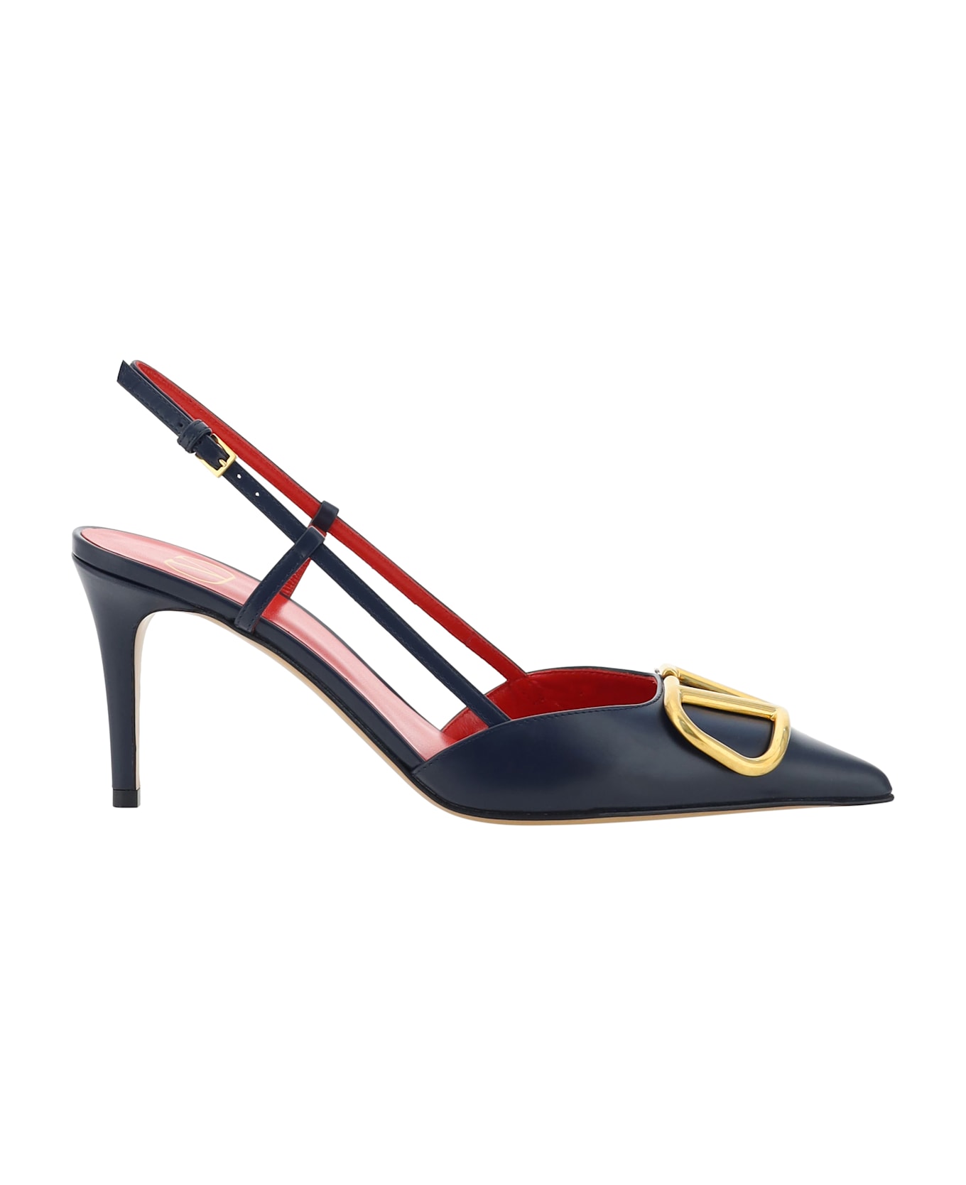 Valentino Garavani Vlogo Pumps Slingback - Marine