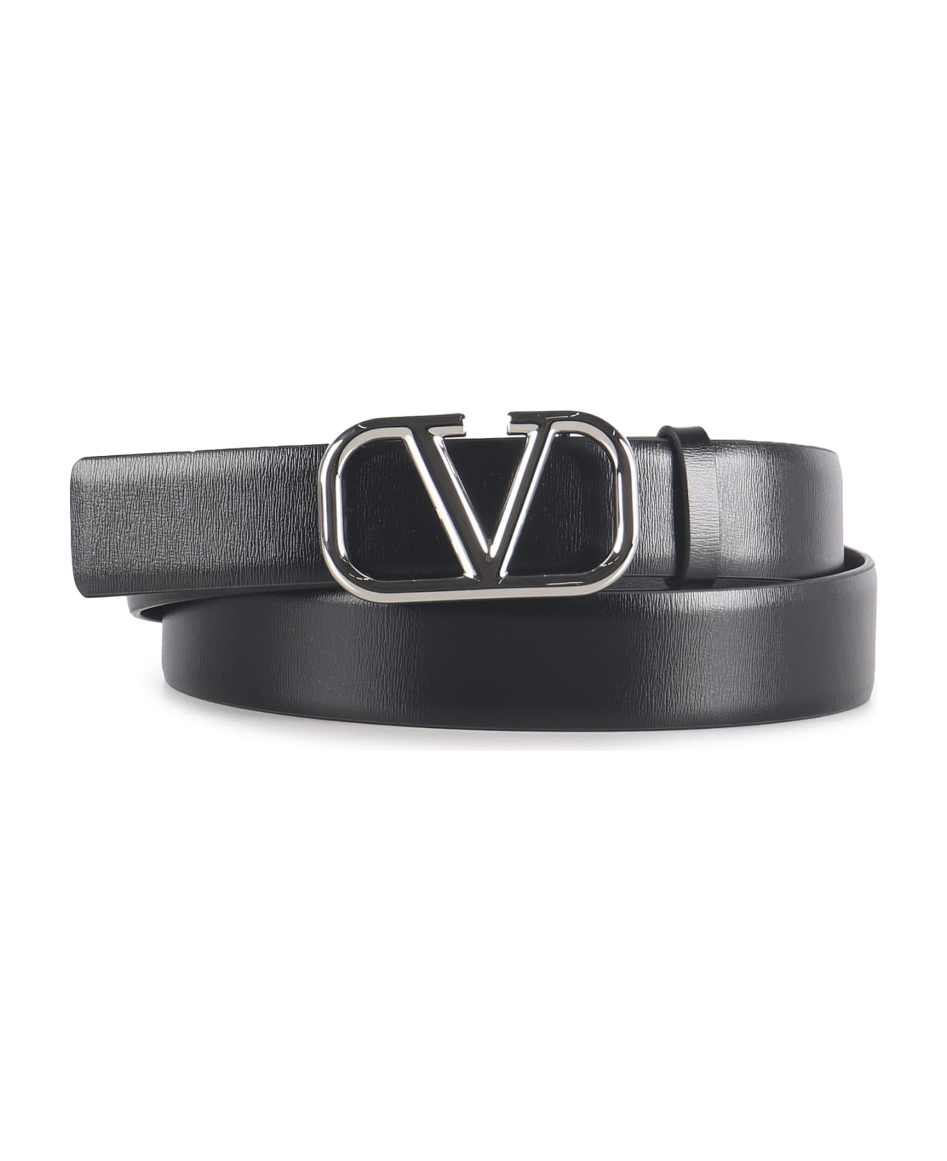 Valentino Garavani Vlogo Signature Belt - Black