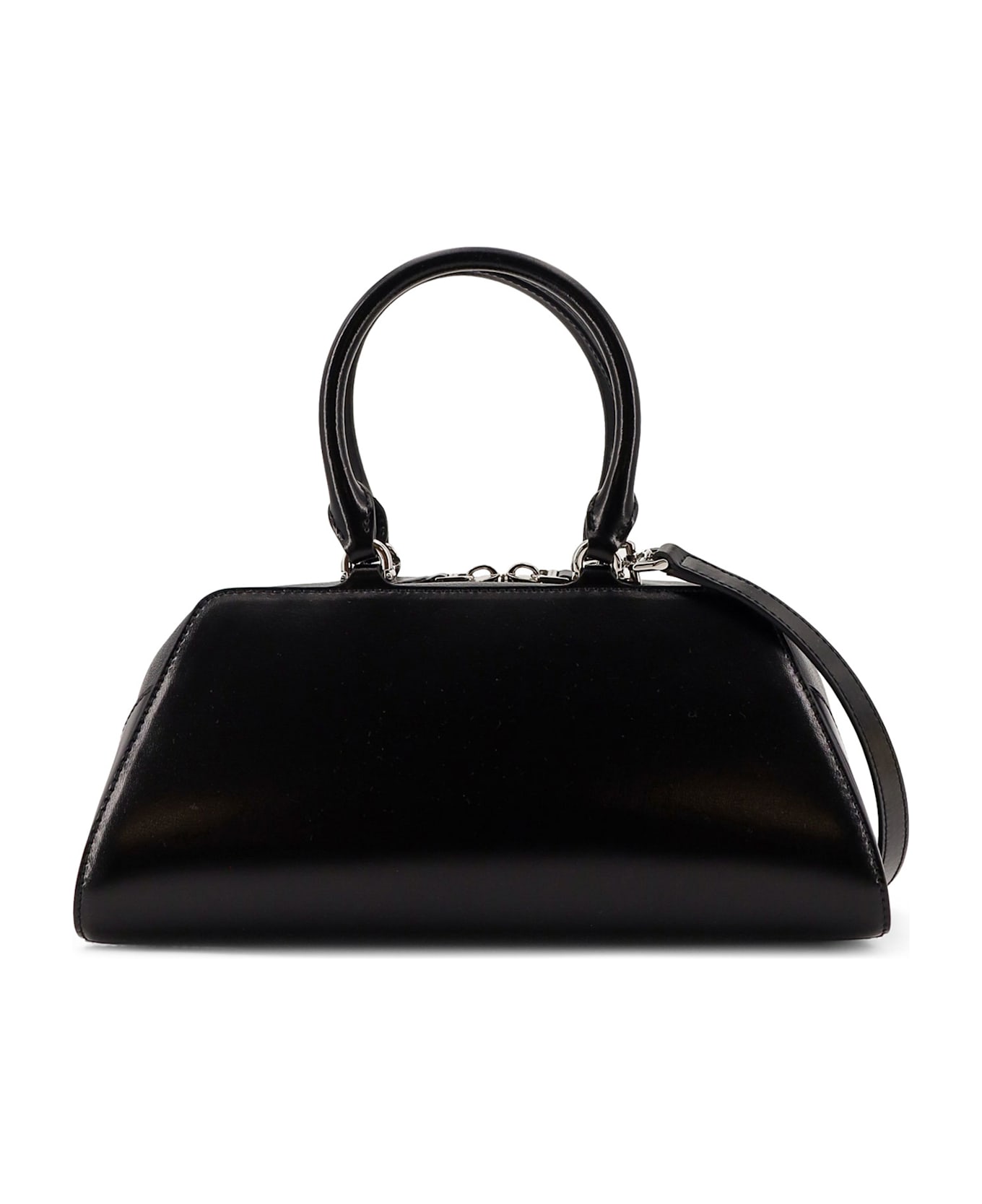 Givenchy Antigona East West Small Leather Shoulder Bag - Black