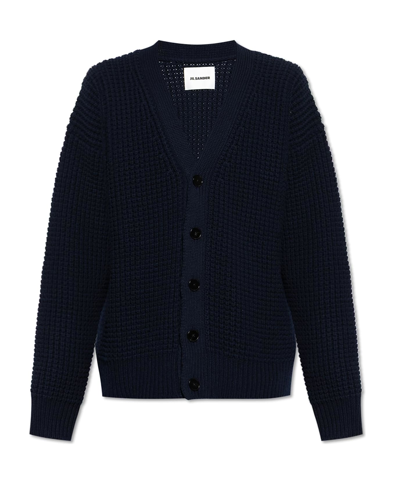 Jil Sander Wool Cardigan - BLUE