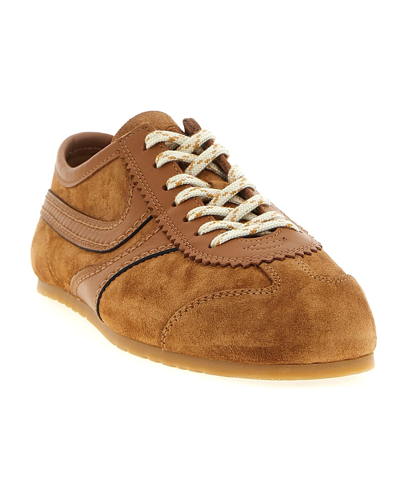 Dries Van Noten Suede Sneakers - Brown
