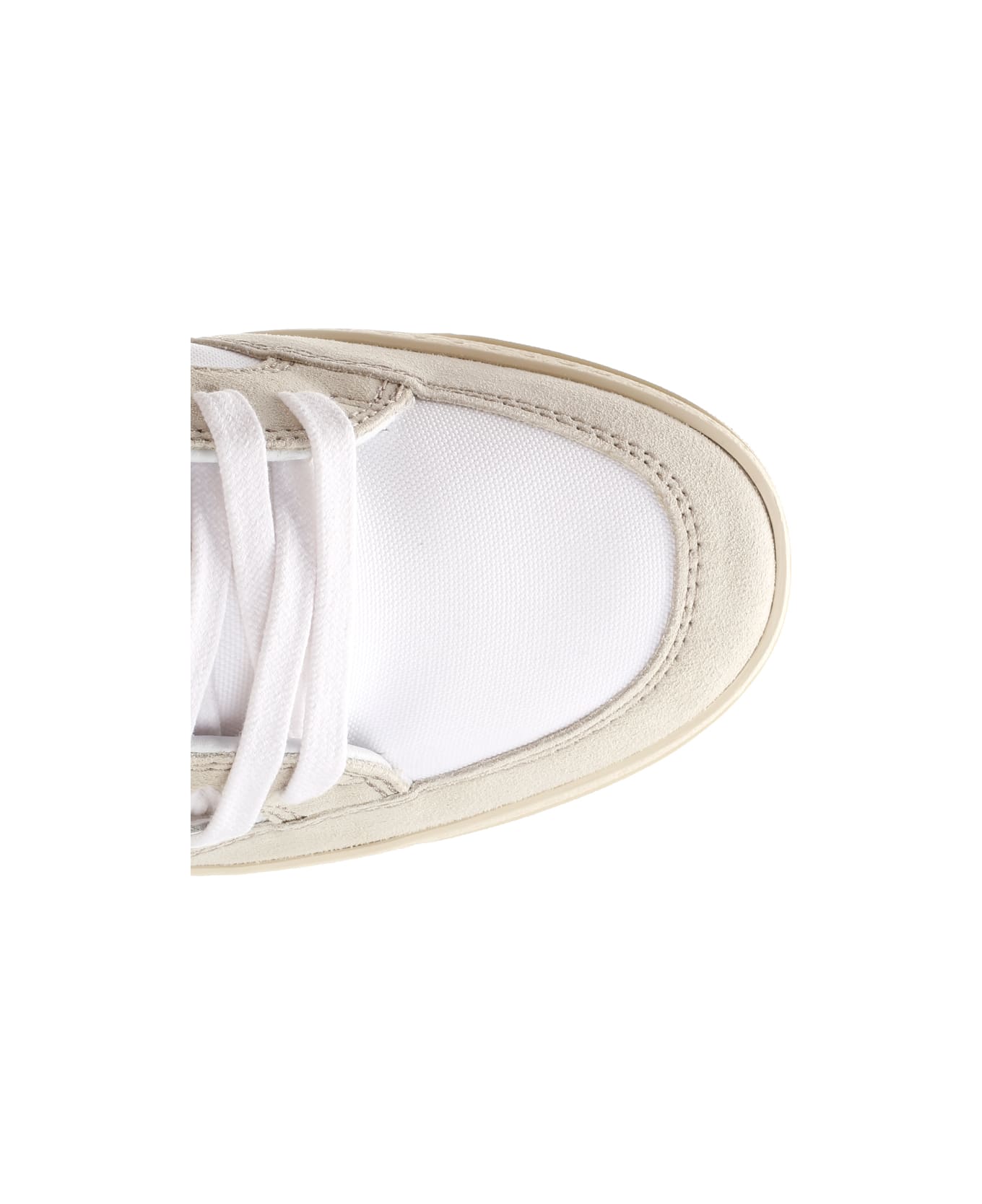 Off-White White And Beige '5.0' Sneakers - White