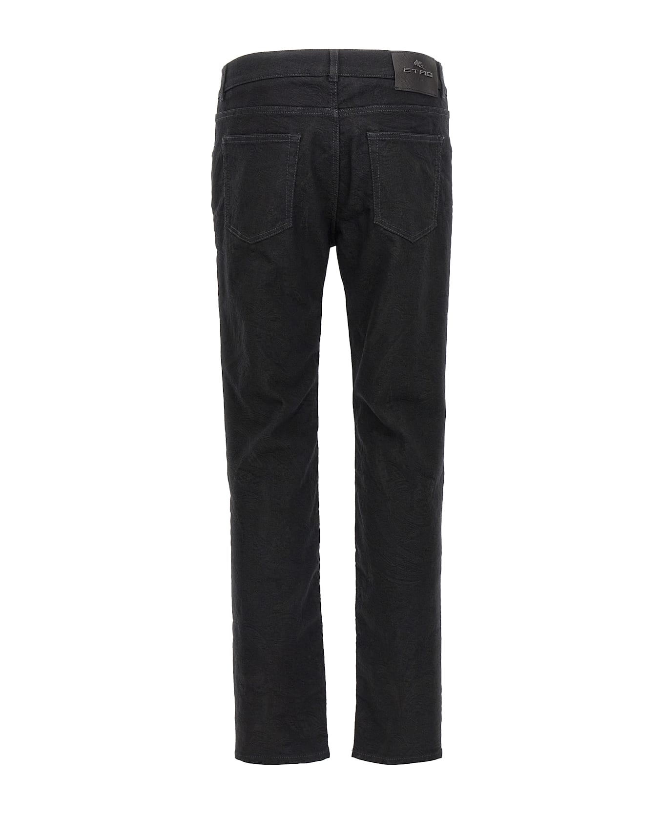 Etro Jacquard Jeans - Black  