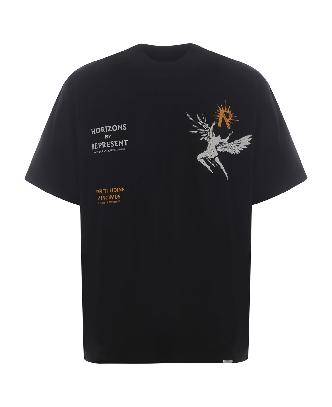 REPRESENT T-shirt Represent Realizzata "icaro" Made Of Cotton - Nero