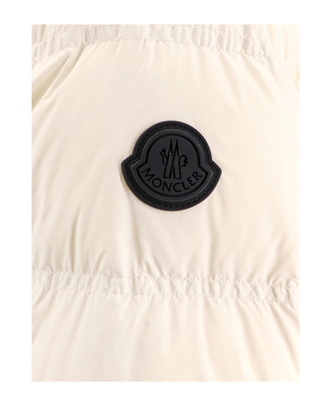 Moncler Gardy Padded Hooded Jacket - White