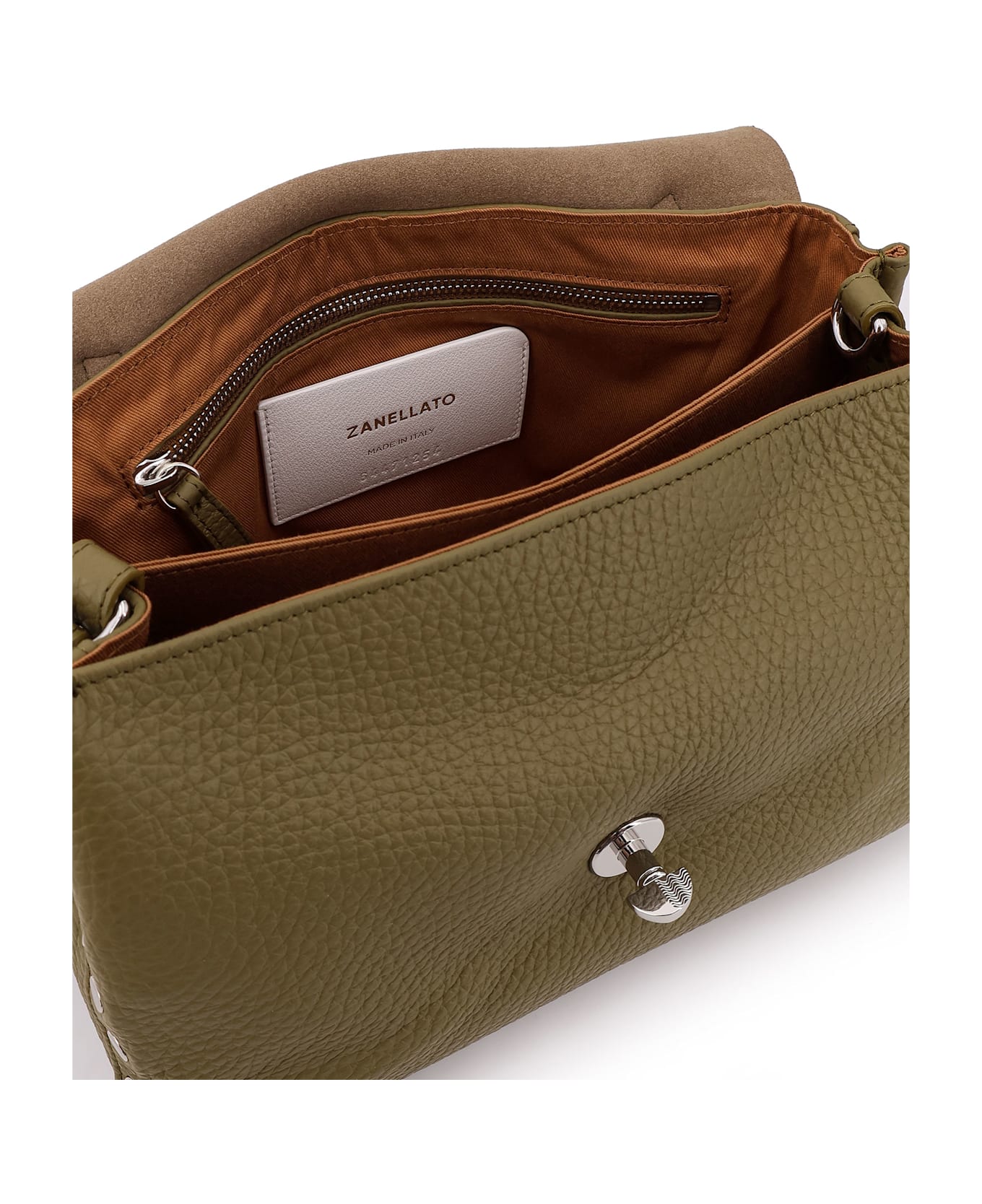 Zanellato Postina S Leather Crossbody Bag - Green